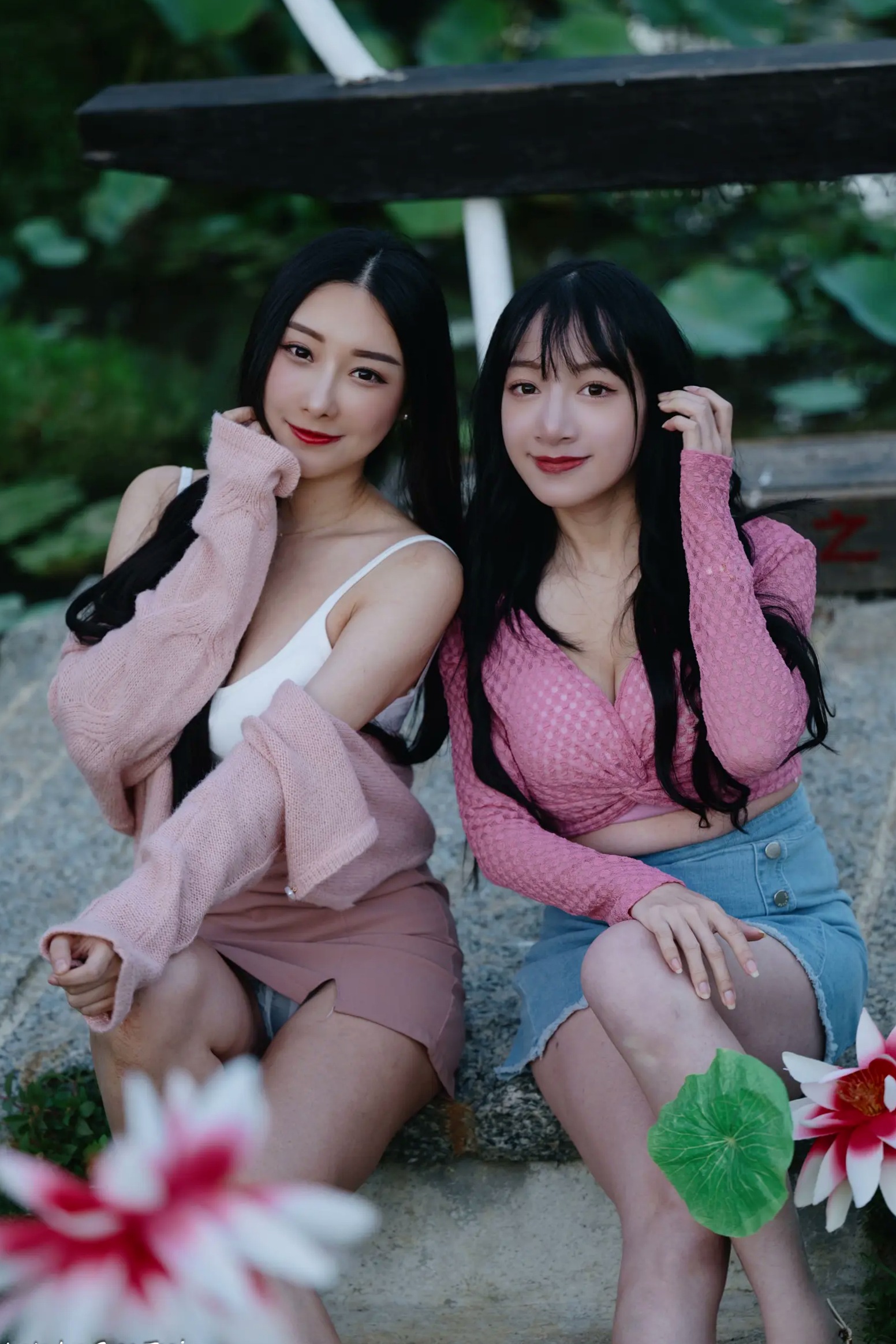 Gallery - 《轩颖小葵 - 桃园》户外清新写真，气质女神唯美秋千，自然风光下的迷人时刻[109P]户外气质清新治愈系女神 女神私房照_秀色女神 - image 103