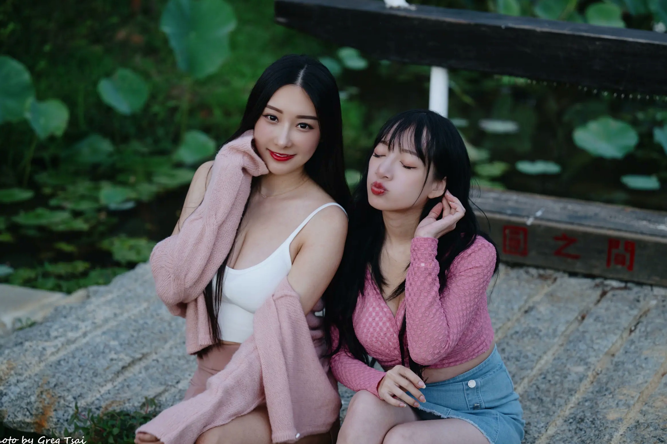 Gallery - 《轩颖小葵 - 桃园》户外清新写真，气质女神唯美秋千，自然风光下的迷人时刻[109P]户外气质清新治愈系女神 女神私房照_秀色女神 - image 107