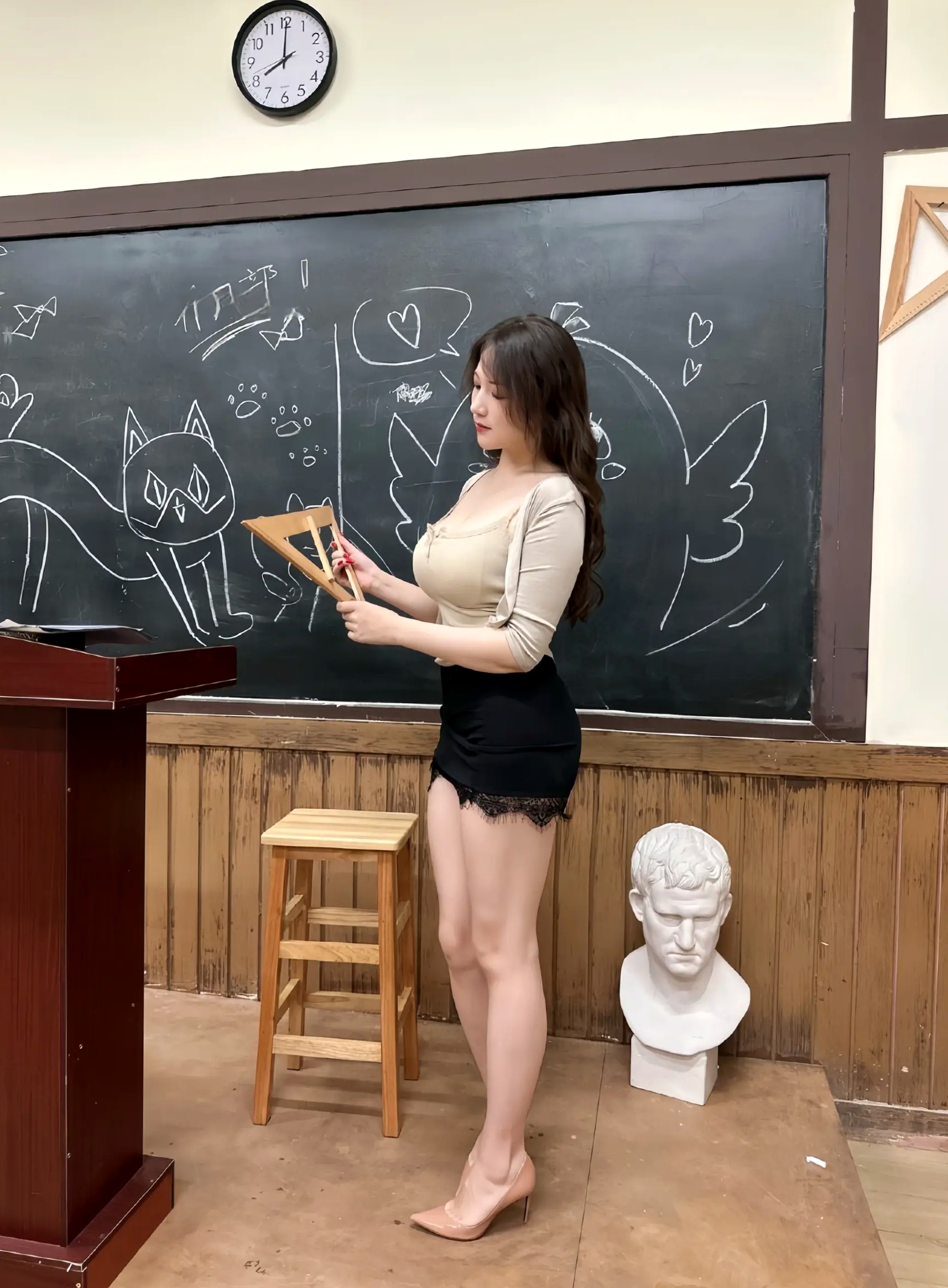 Gallery - 可可西yyy - 私人教师 [33P] 女神私房照_秀色女神 - image 6