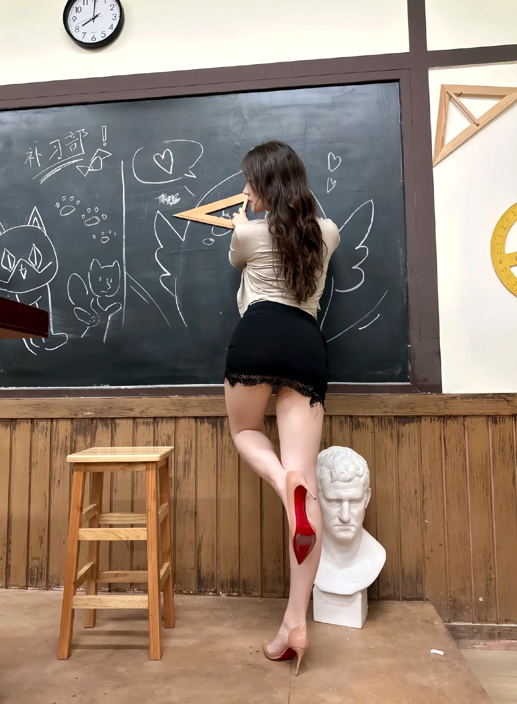 Gallery - 可可西yyy - 私人教师 [33P] 女神私房照_秀色女神 - image 15