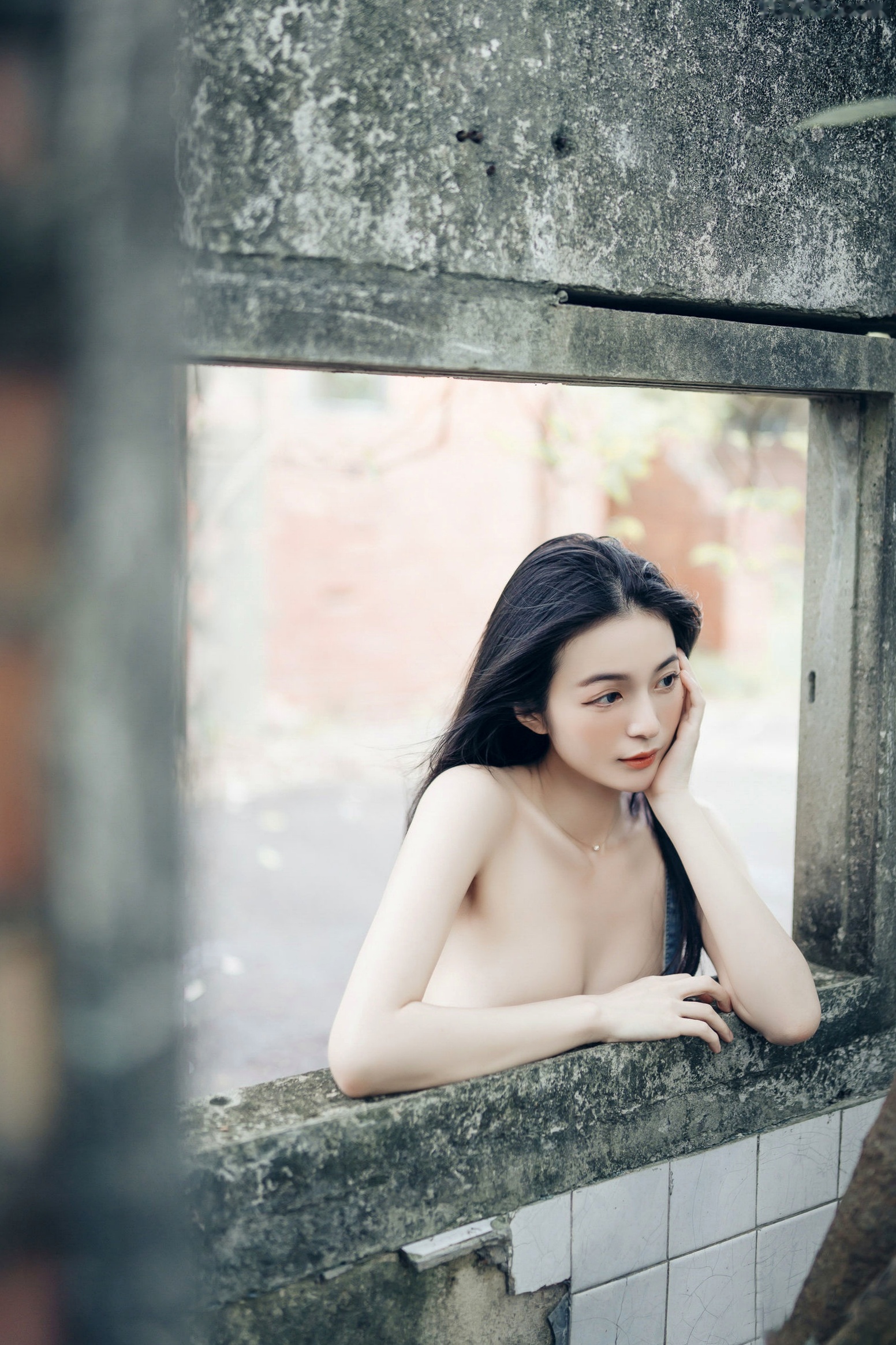 Gallery - JVID模特 - model辰辰户外写真：红白波点裙清纯动人，白色透明罩衫大胆演绎极致诱惑，私房拍摄新作JVID户外性感清纯诱惑私房照气质 女神私房照_秀色女神 - image 70