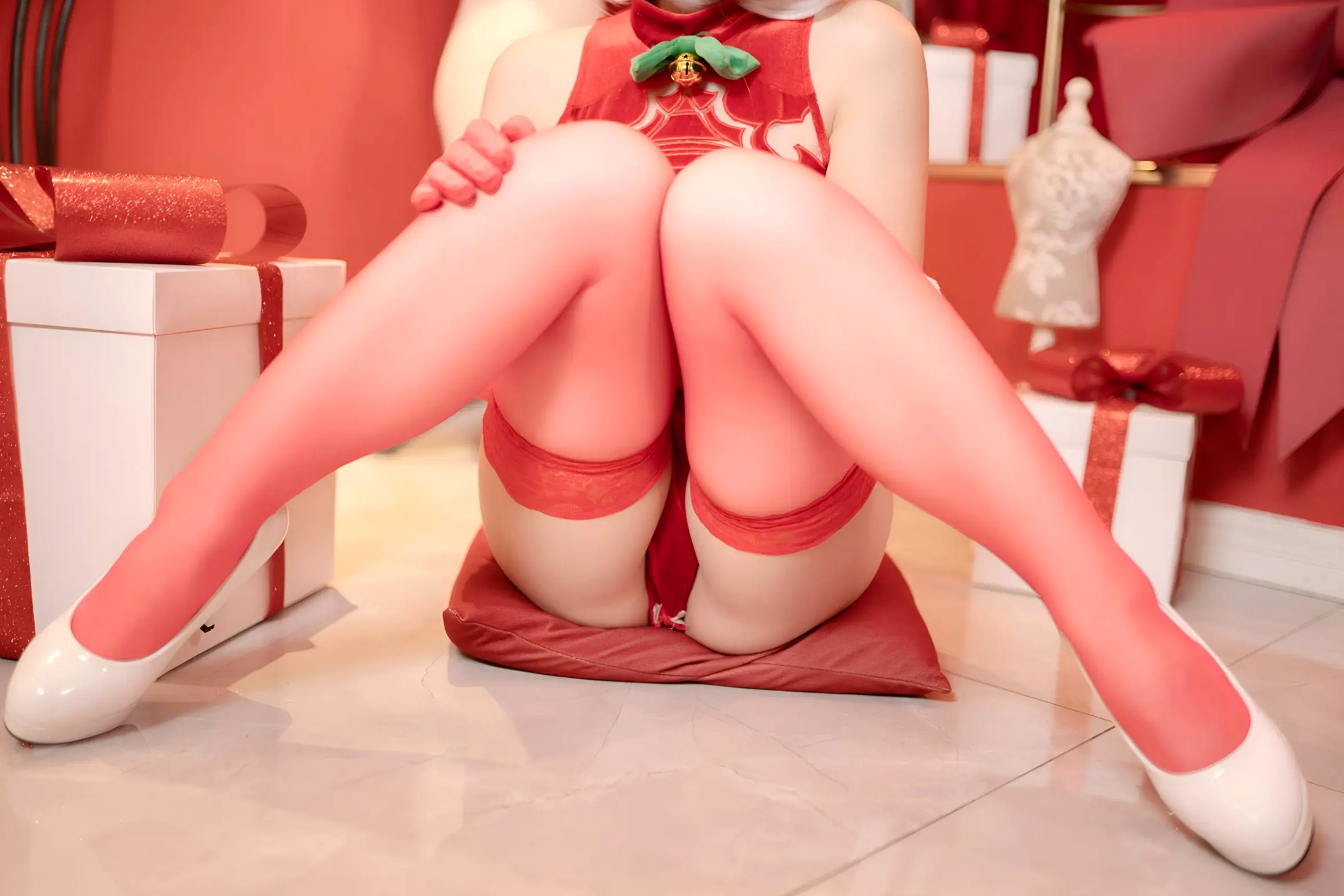 Gallery - Bangni邦尼 圣诞尼尔 红裙御姐 [132P] 女神私房照_秀色女神 - image 68