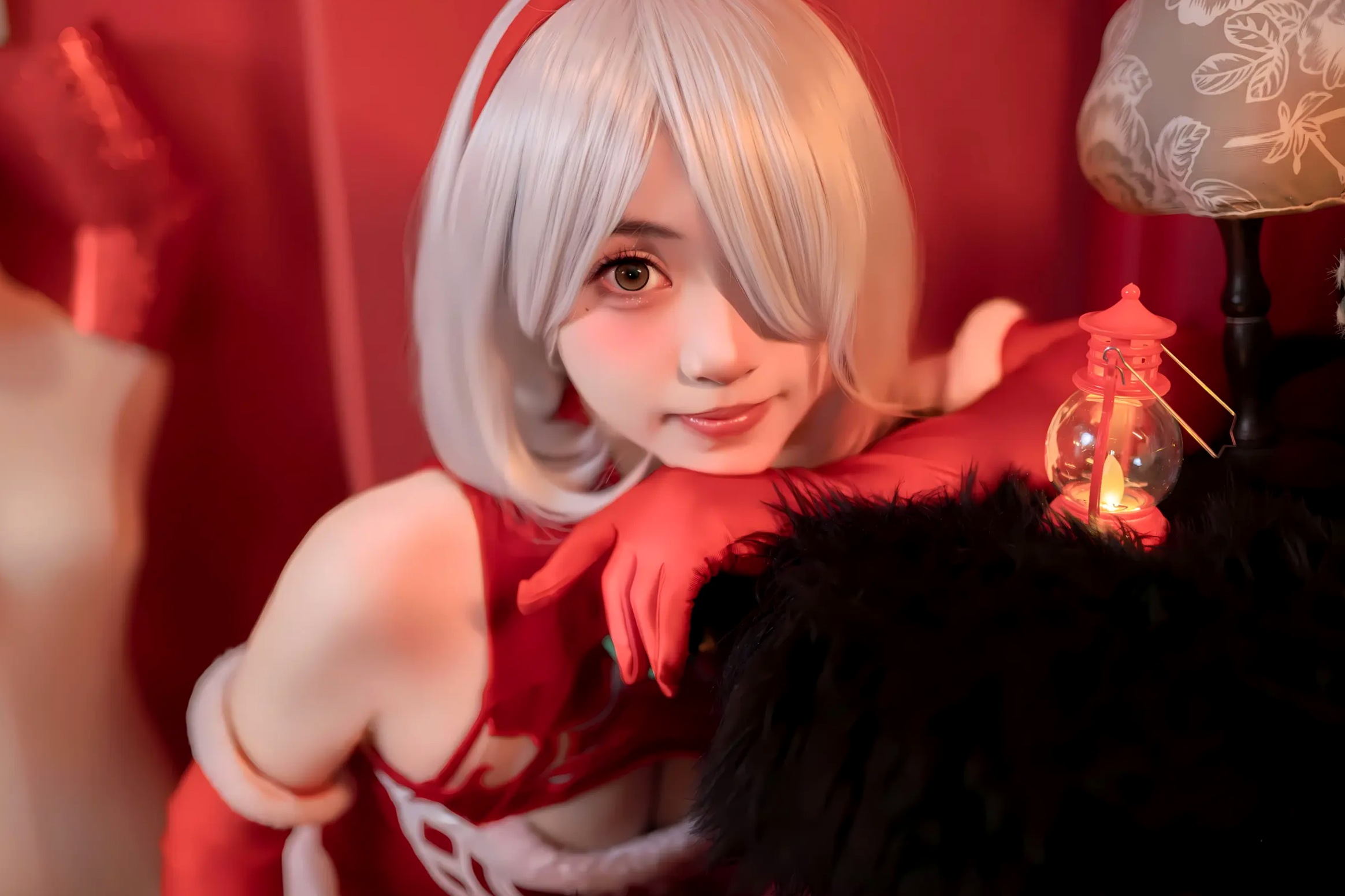 Gallery - Bangni邦尼 圣诞尼尔 红裙御姐 [132P] 女神私房照_秀色女神 - image 90