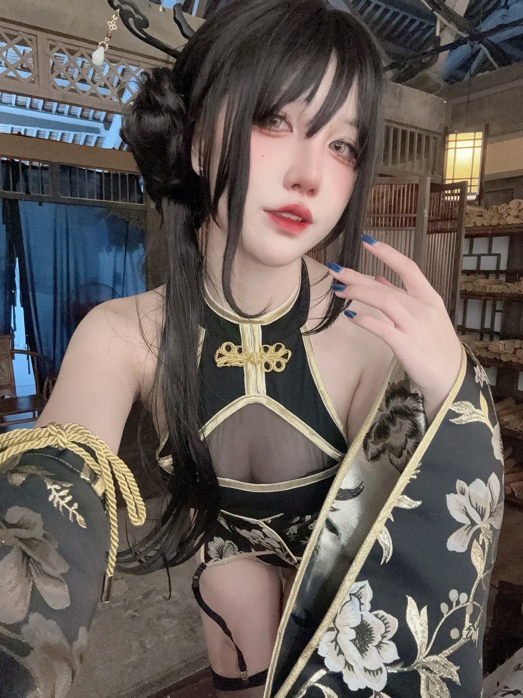 Gallery - 阿薰kaOri - 如烟 [94P] 改良旗袍古风私房照，国风韵味与极致性感完美结合，高冷气质女神制服诱惑系列性感角色扮演旗袍私房照气质 女神私房照_秀色女神 - image 74