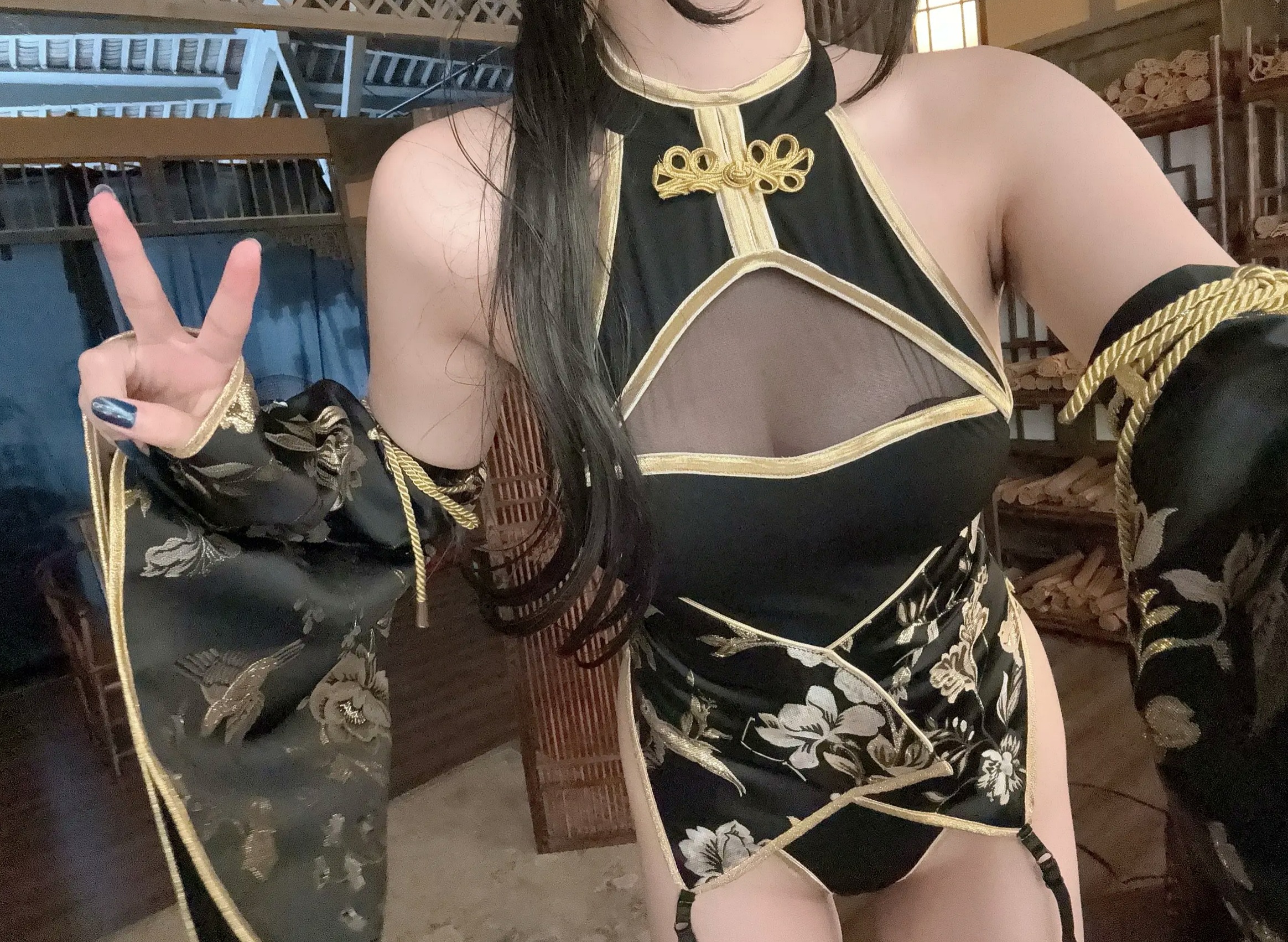 Gallery - 阿薰kaOri - 如烟 [94P] 改良旗袍古风私房照，国风韵味与极致性感完美结合，高冷气质女神制服诱惑系列性感角色扮演旗袍私房照气质 女神私房照_秀色女神 - image 77