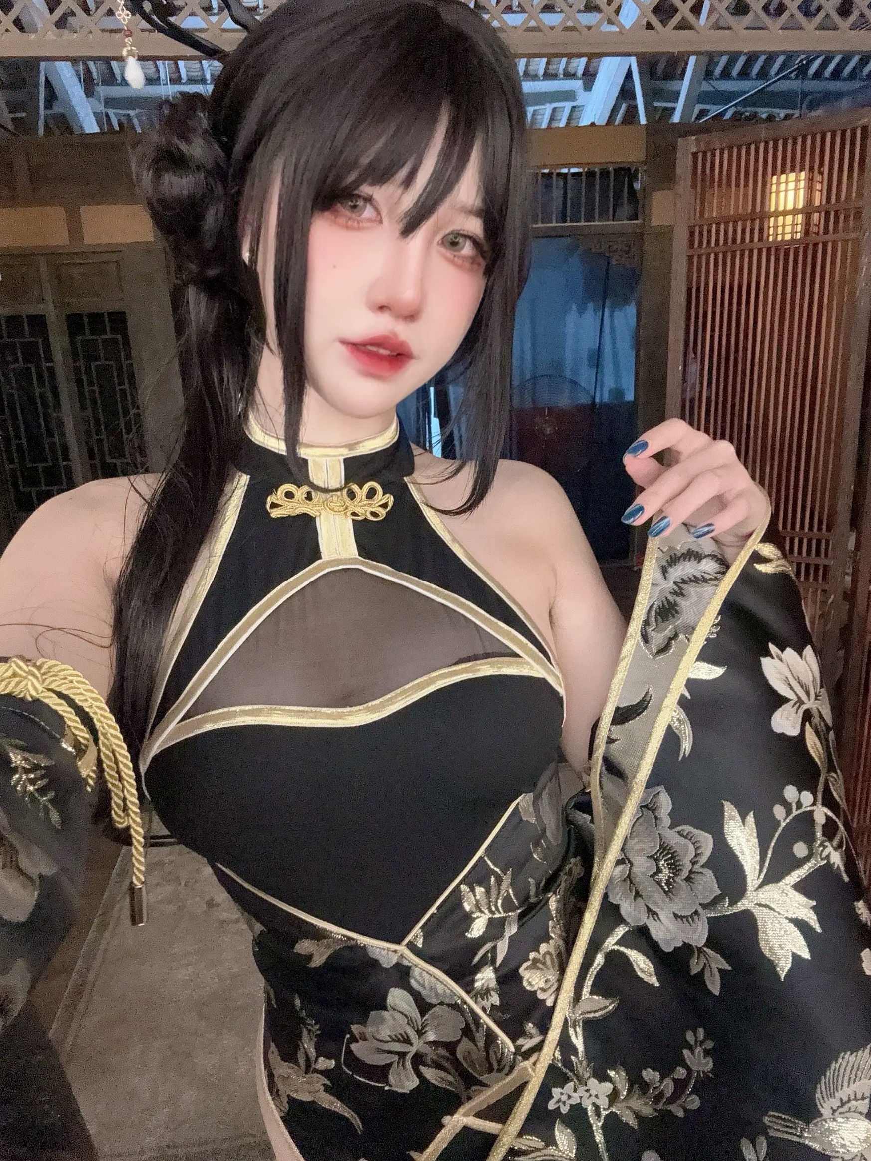 Gallery - 阿薰kaOri - 如烟 [94P] 改良旗袍古风私房照，国风韵味与极致性感完美结合，高冷气质女神制服诱惑系列性感角色扮演旗袍私房照气质 女神私房照_秀色女神 - image 80