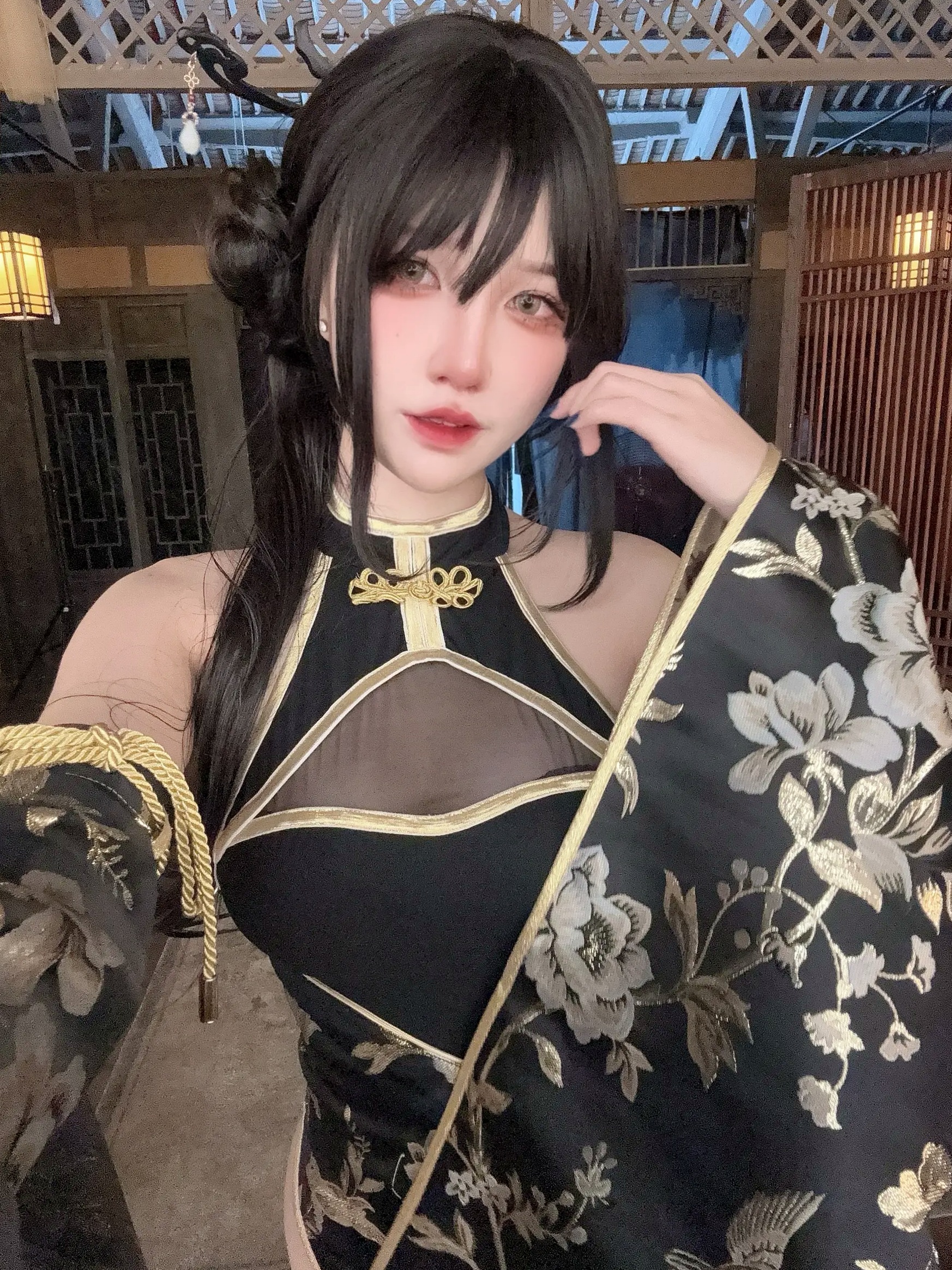 Gallery - 阿薰kaOri - 如烟 [94P] 改良旗袍古风私房照，国风韵味与极致性感完美结合，高冷气质女神制服诱惑系列性感角色扮演旗袍私房照气质 女神私房照_秀色女神 - image 83