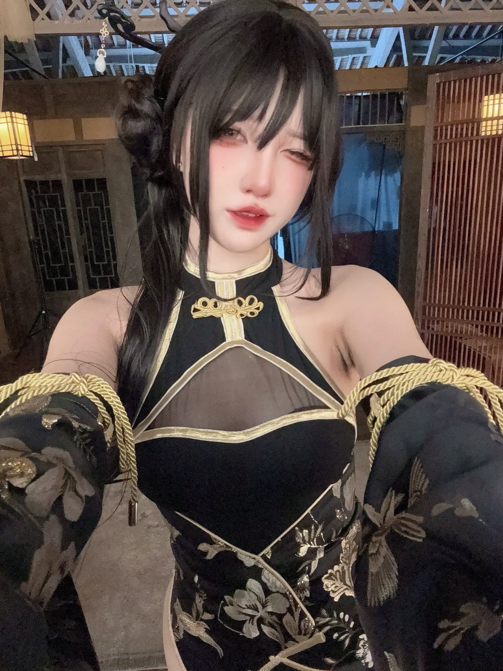 Gallery - 阿薰kaOri - 如烟 [94P] 改良旗袍古风私房照，国风韵味与极致性感完美结合，高冷气质女神制服诱惑系列性感角色扮演旗袍私房照气质 女神私房照_秀色女神 - image 84