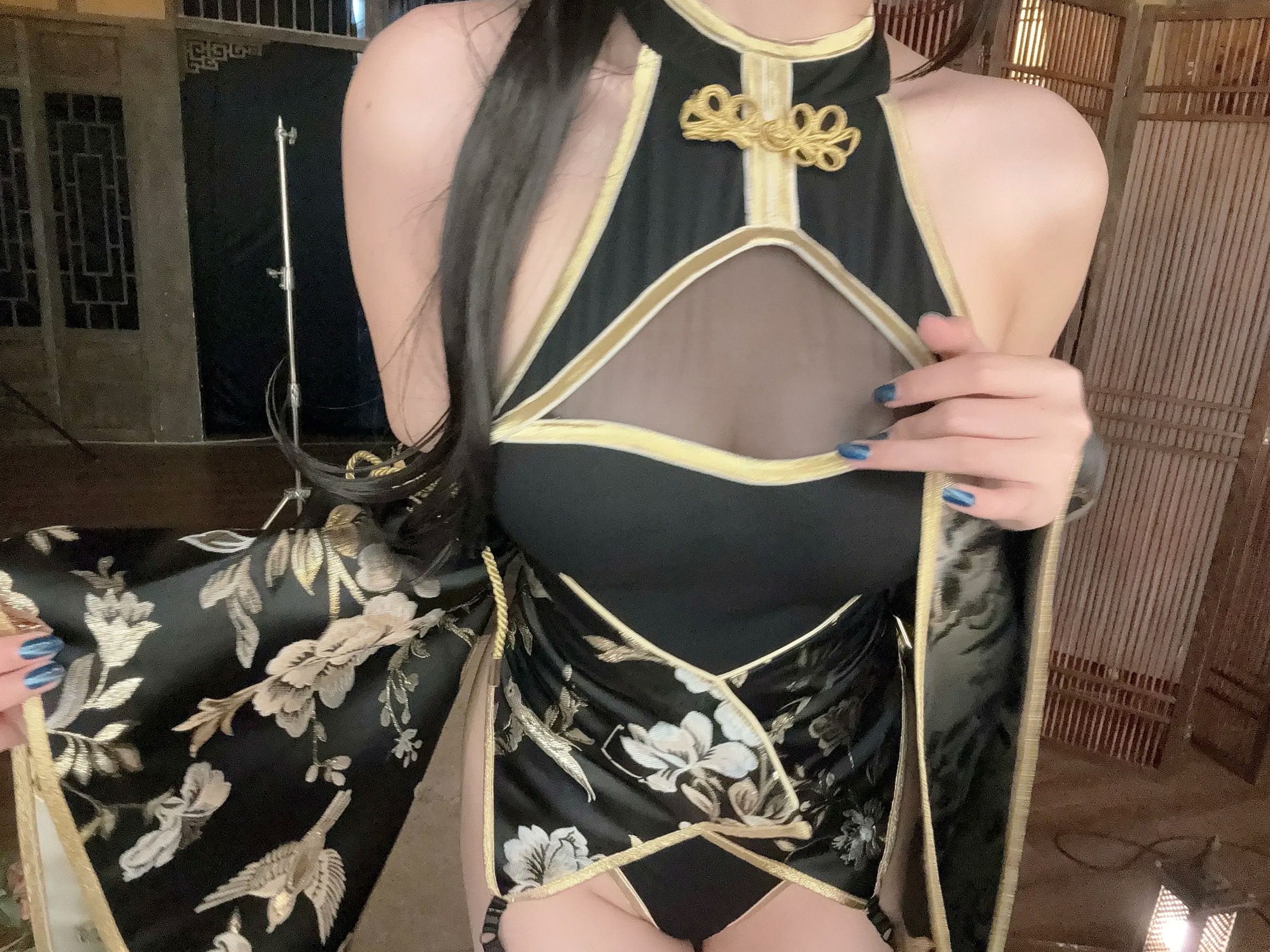 Gallery - 阿薰kaOri - 如烟 [94P] 改良旗袍古风私房照，国风韵味与极致性感完美结合，高冷气质女神制服诱惑系列性感角色扮演旗袍私房照气质 女神私房照_秀色女神 - image 85