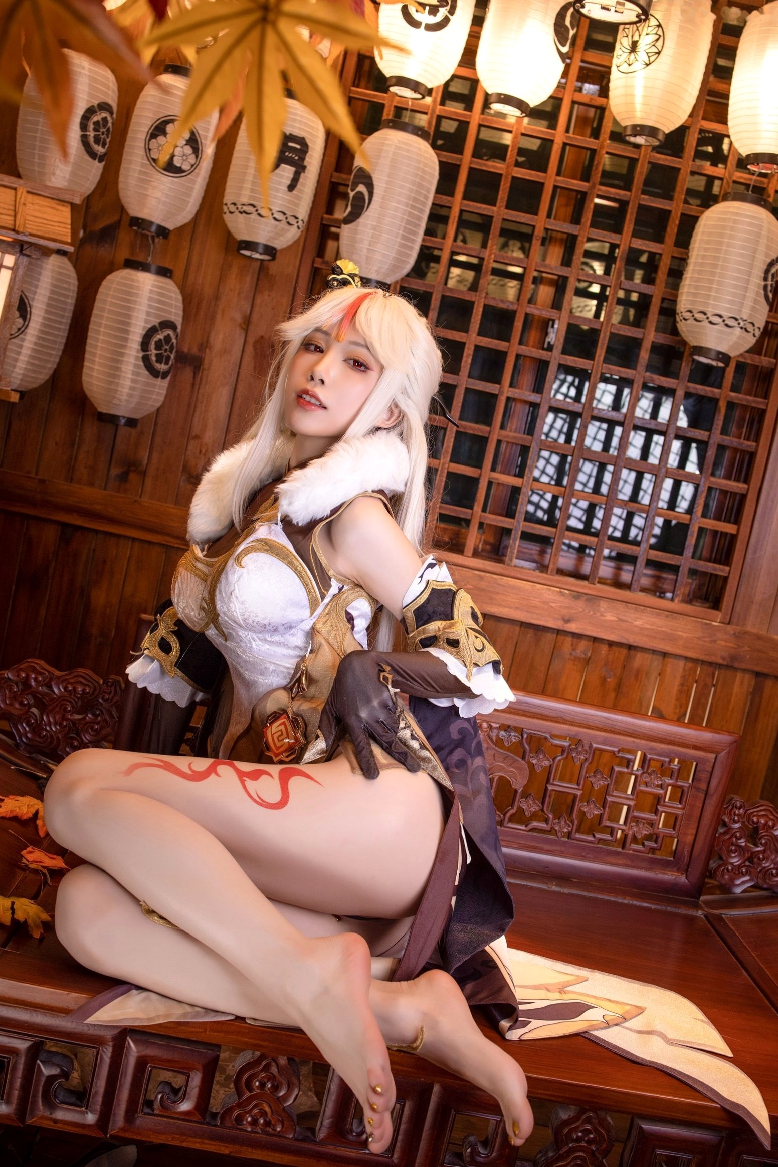 Gallery - 水淼 - Shui Miao -Aqua-凝光原神Cosplay古风写真，古典韵味与极致诱惑完美碰撞，诠释御姐绝美身姿性感角色扮演私房照诱惑 女神私房照_秀色女神 - image 23