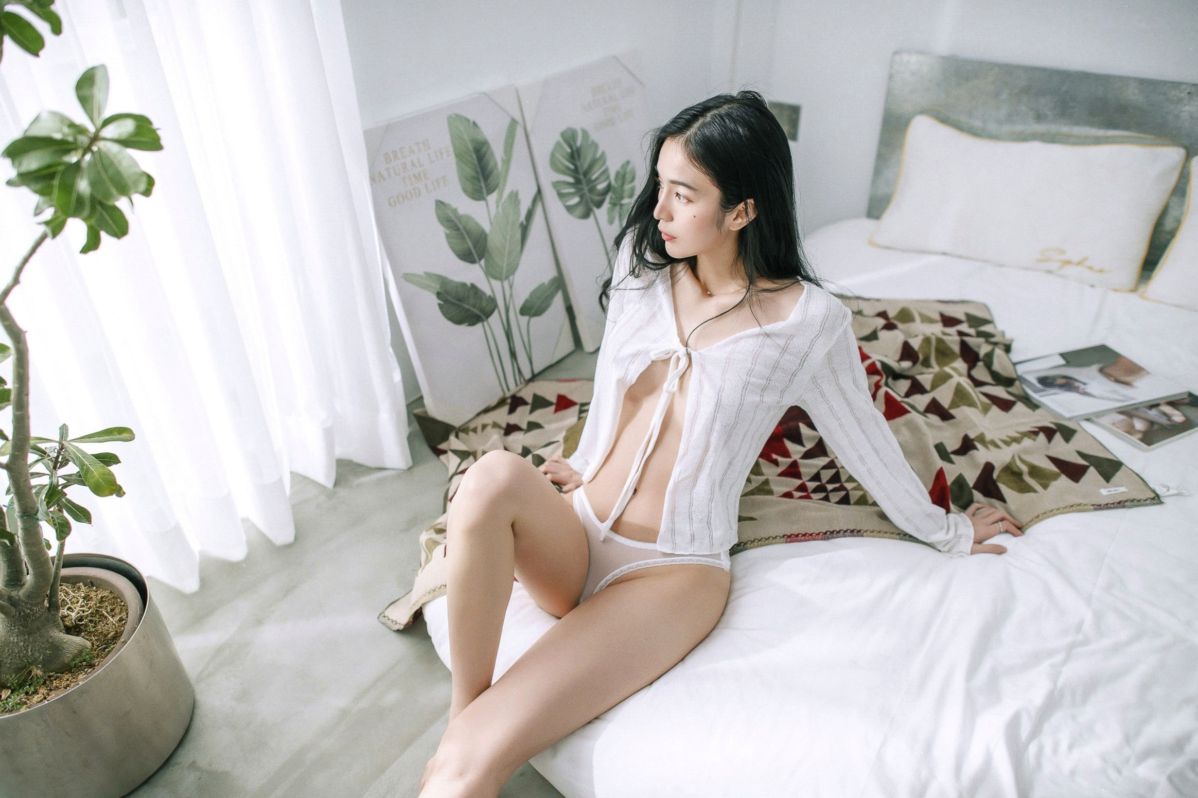 Gallery - JVID-辰辰-仙女下凡玩游戏输了成为任你使唤让你舒服的一日女友-室内私房透视诱惑清新家居写真-2022.01.06JVID家居性感诱惑私房照清纯 女神私房照_秀色女神 - image 5