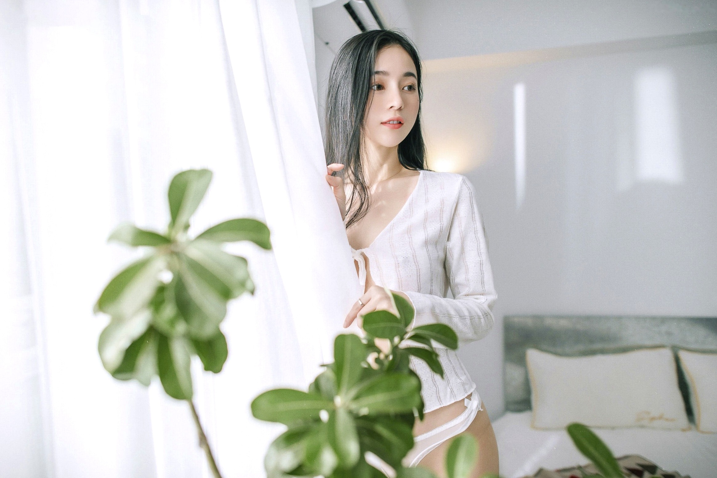 Gallery - JVID-辰辰-仙女下凡玩游戏输了成为任你使唤让你舒服的一日女友-室内私房透视诱惑清新家居写真-2022.01.06JVID家居性感诱惑私房照清纯 女神私房照_秀色女神 - image 15