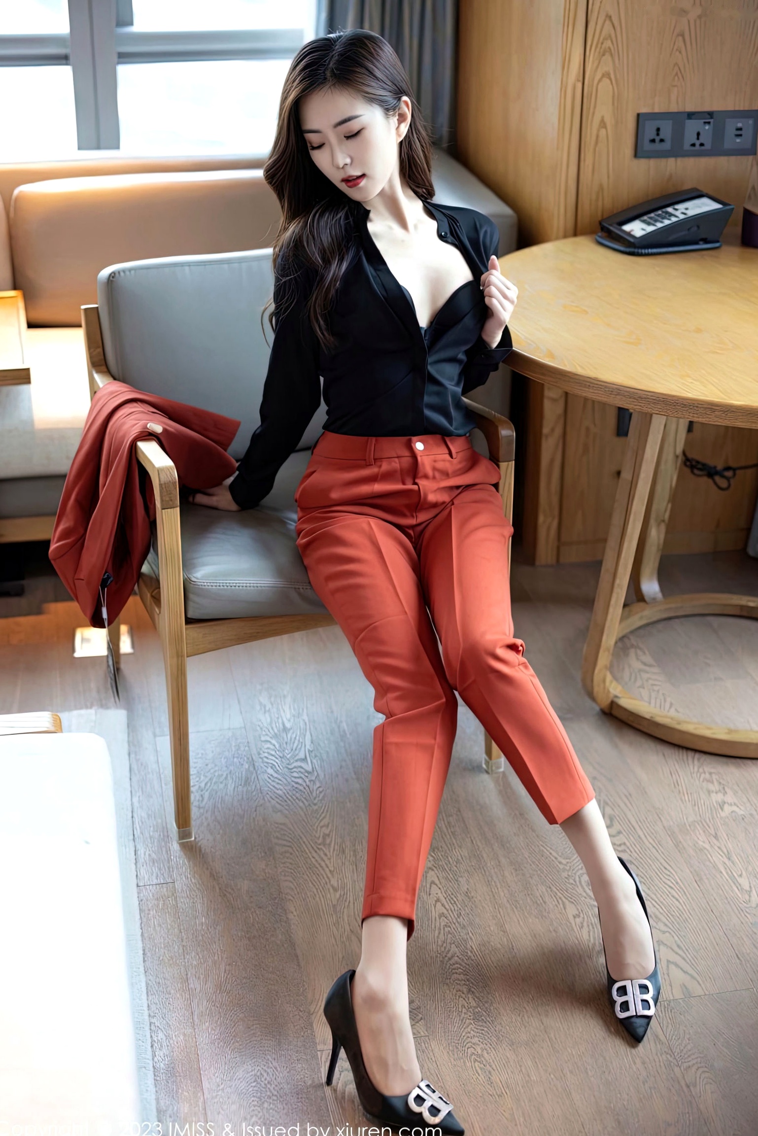 Gallery - IMiss爱蜜社 - Honey Club -717-杨紫嫣Candy：职场OL衬衫与黑丝内衣私房写真，气质性感优雅诱惑爱蜜社 - Honey Club 性感诱惑私房照美腿制服 女神私房照_秀色女神 - image 10