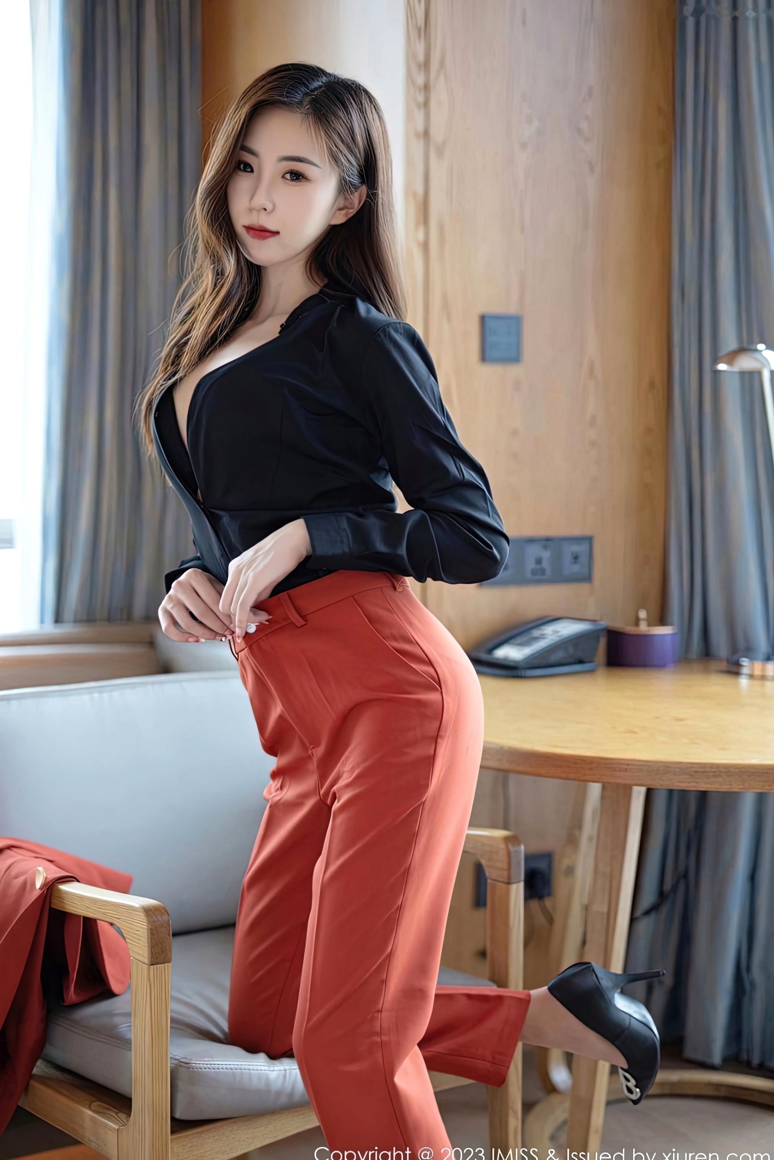 Gallery - IMiss爱蜜社 - Honey Club -717-杨紫嫣Candy：职场OL衬衫与黑丝内衣私房写真，气质性感优雅诱惑爱蜜社 - Honey Club 性感诱惑私房照美腿制服 女神私房照_秀色女神 - image 14