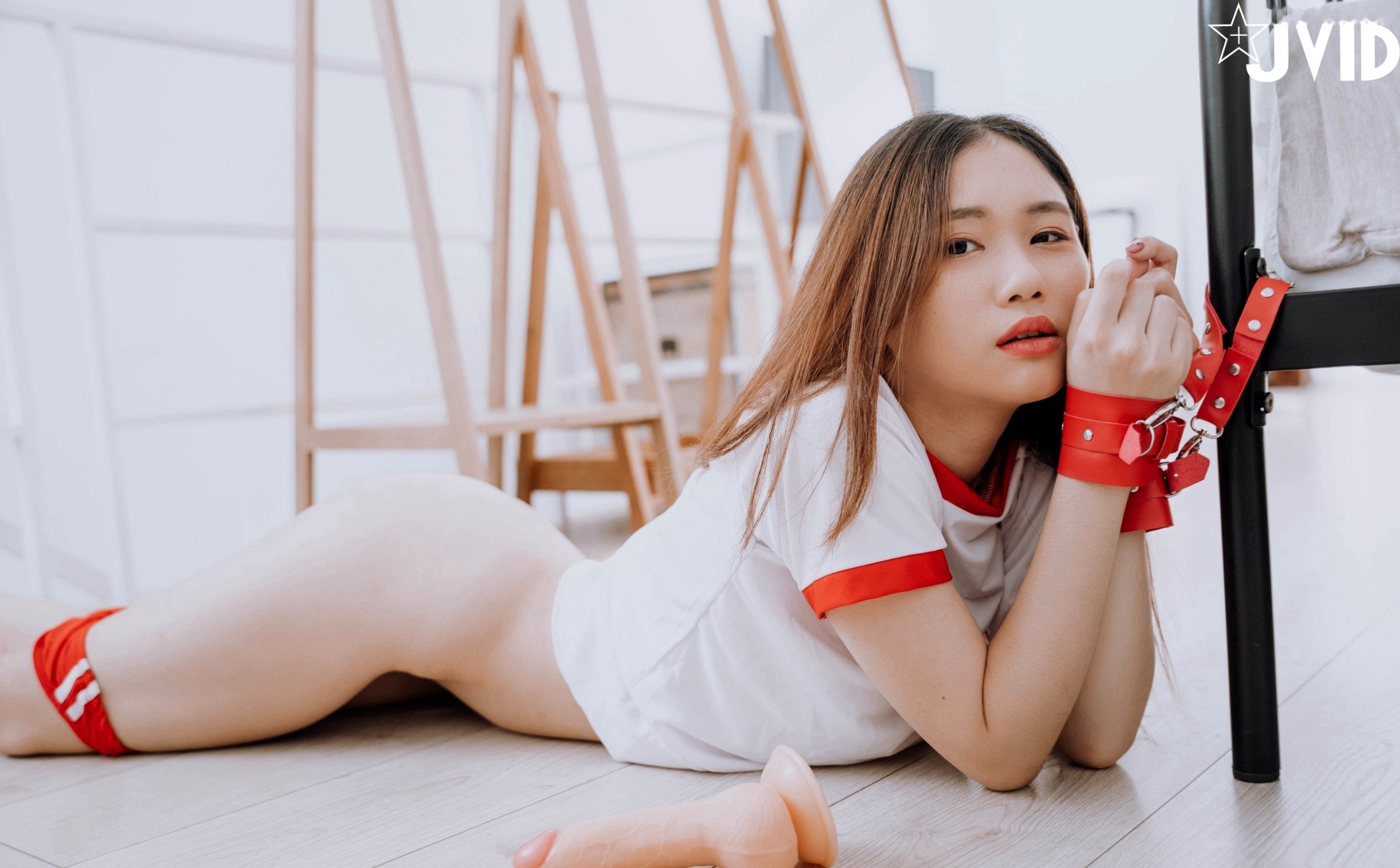 Gallery - JVID-Jessica-Lo-罗颖-女子校生的秘密-清纯JK制服私房大尺度角色扮演写真诱惑性感角色扮演大尺度JVID 女神私房照_秀色女神 - image 39