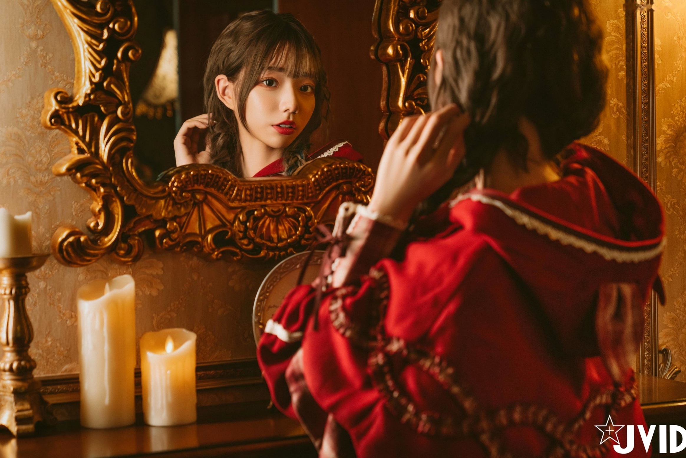 Gallery - JVID-啾啾-啾啾の奇妙な冒険-小紅帽小公主-角色扮演童话风复古写真-No.604角色扮演萌系萝莉JVID 女神私房照_秀色女神 - image 19