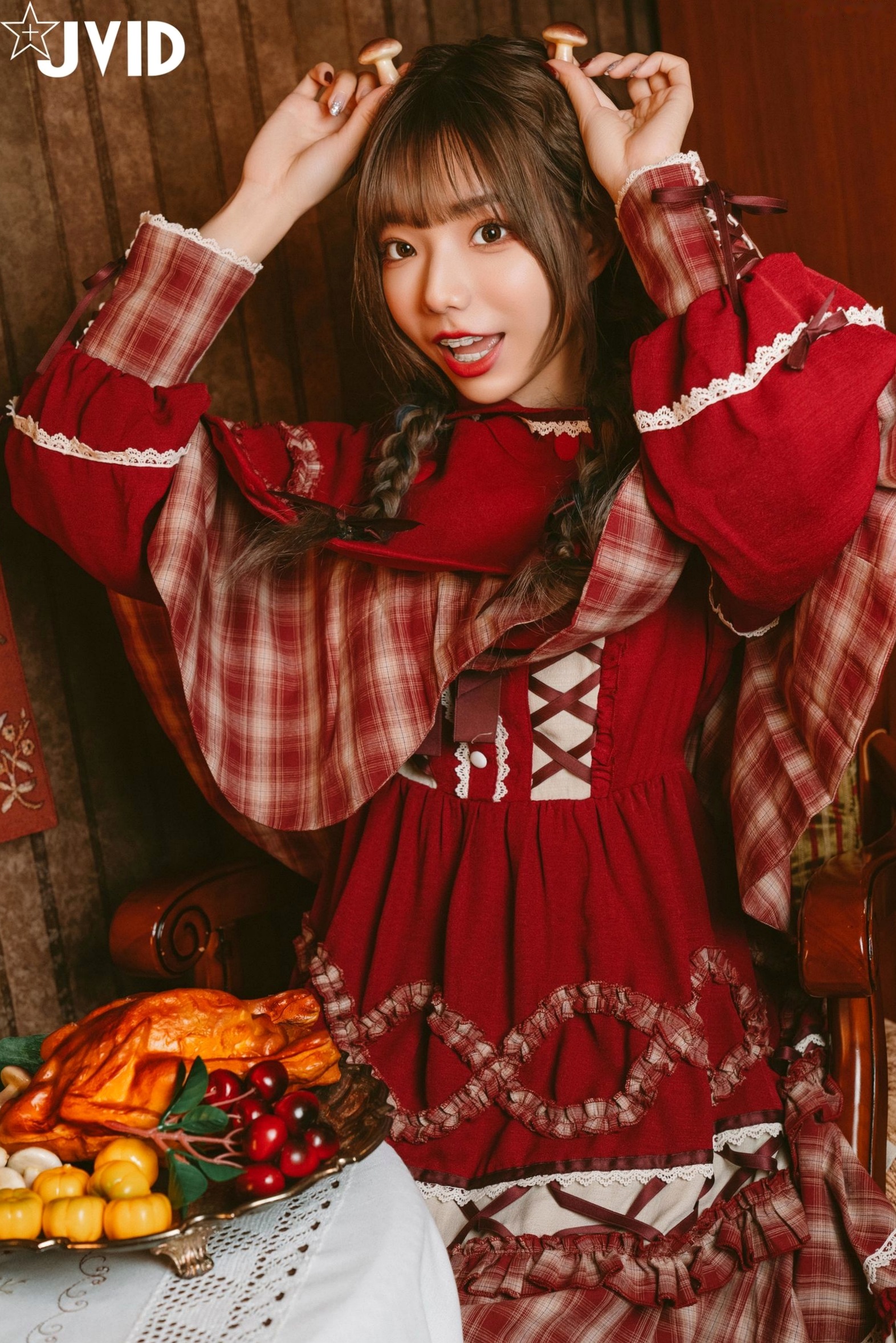 Gallery - JVID-啾啾-啾啾の奇妙な冒険-小紅帽小公主-角色扮演童话风复古写真-No.604角色扮演萌系萝莉JVID 女神私房照_秀色女神 - image 43