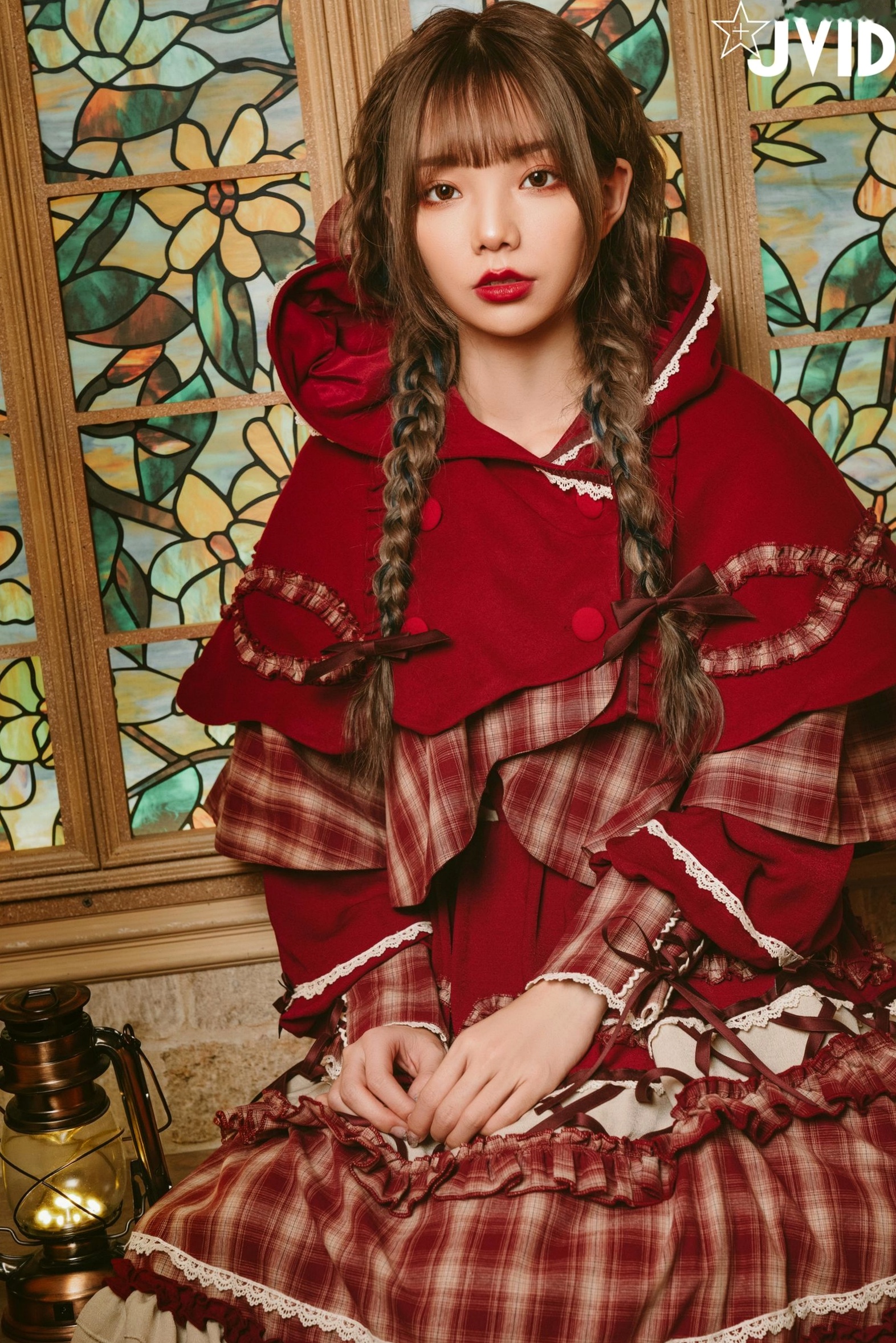 Gallery - JVID-啾啾-啾啾の奇妙な冒険-小紅帽小公主-角色扮演童话风复古写真-No.604角色扮演萌系萝莉JVID 女神私房照_秀色女神 - image 52