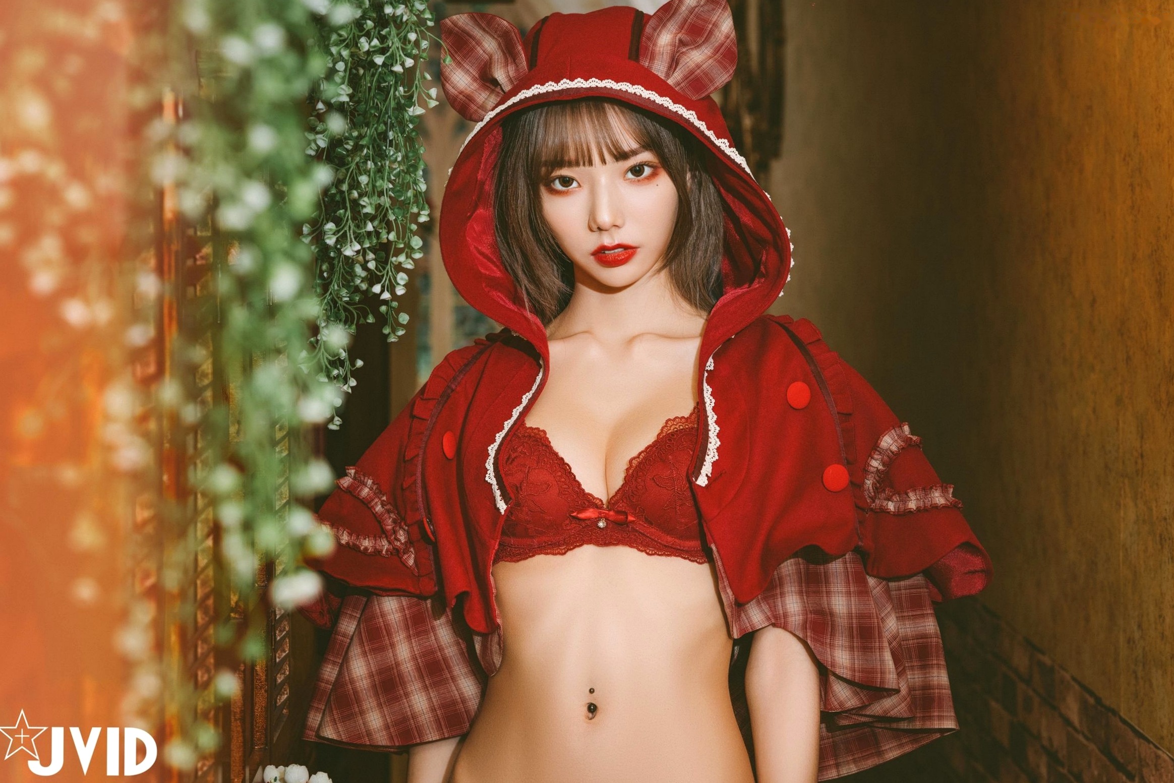 Gallery - JVID-啾啾-啾啾の奇妙な冒険-小紅帽小公主-角色扮演童话风复古写真-No.604角色扮演萌系萝莉JVID 女神私房照_秀色女神 - image 56
