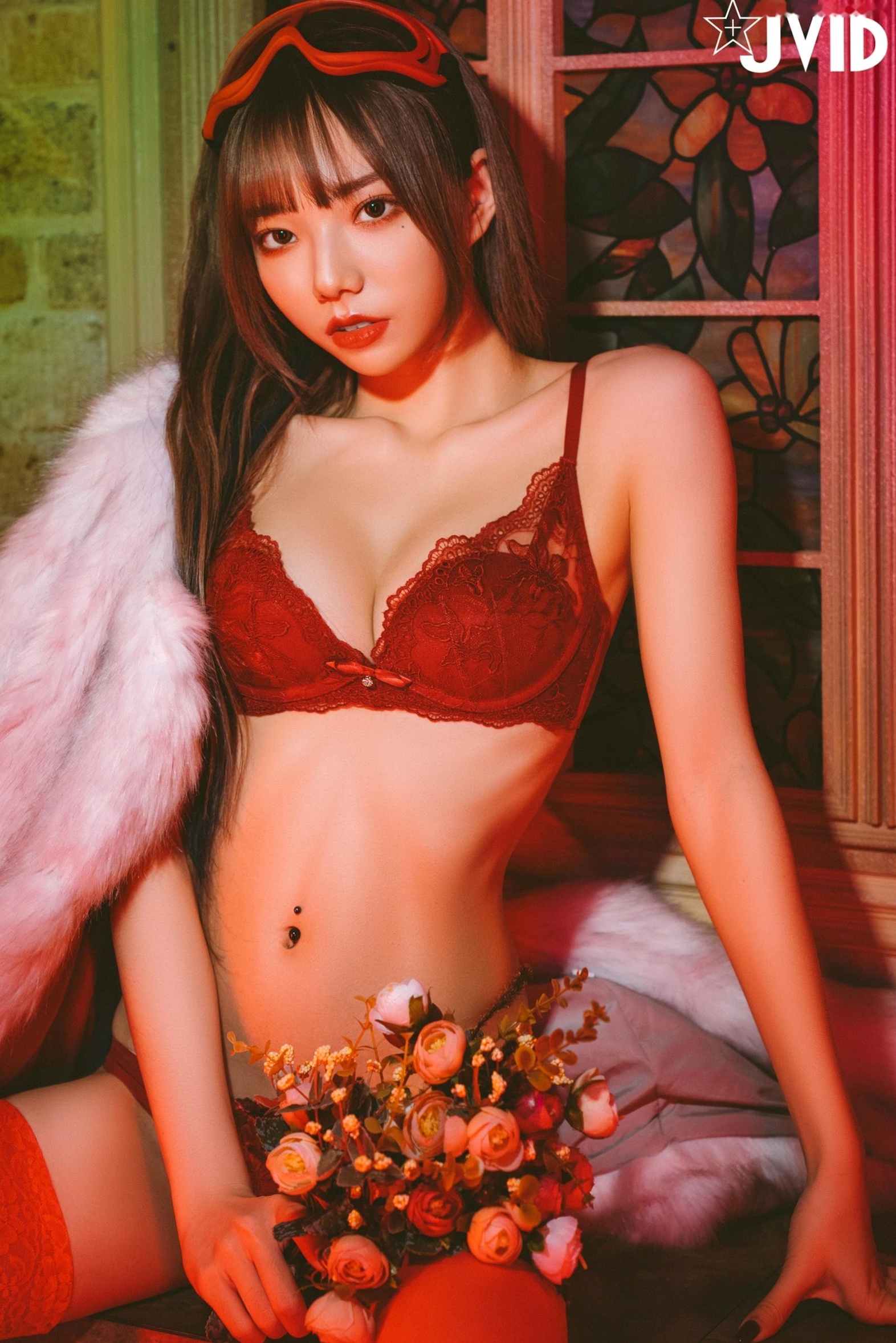 Gallery - JVID-啾啾-啾啾の奇妙な冒険-小紅帽小公主-角色扮演童话风复古写真-No.604角色扮演萌系萝莉JVID 女神私房照_秀色女神 - image 61