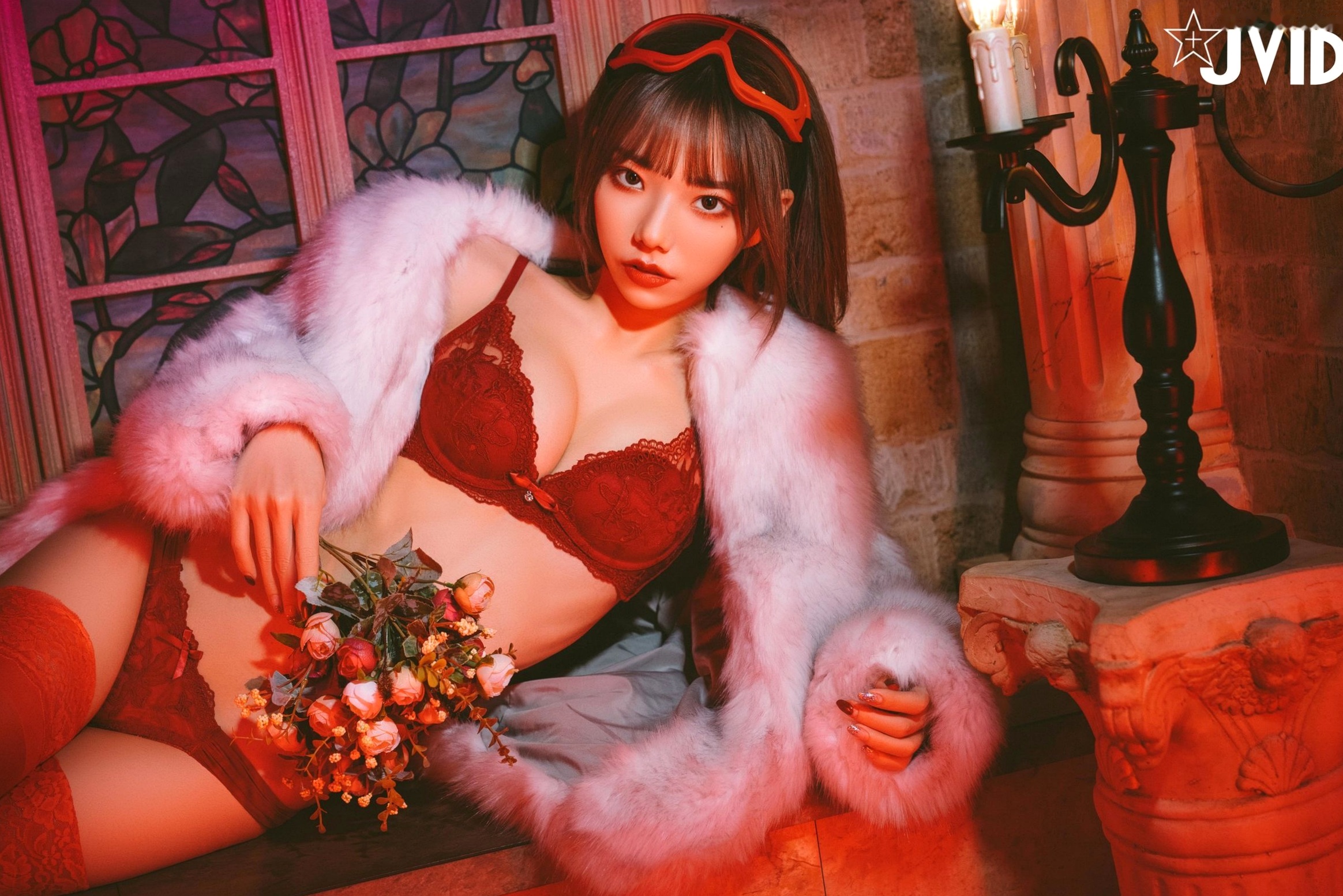 Gallery - JVID-啾啾-啾啾の奇妙な冒険-小紅帽小公主-角色扮演童话风复古写真-No.604角色扮演萌系萝莉JVID 女神私房照_秀色女神 - image 103