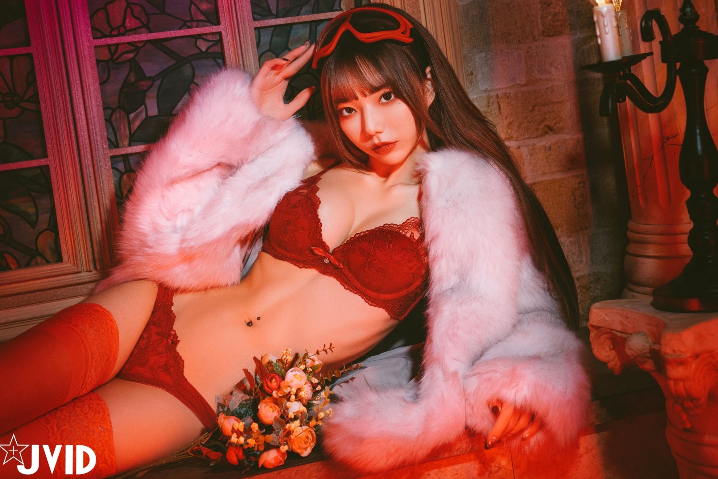 Gallery - JVID-啾啾-啾啾の奇妙な冒険-小紅帽小公主-角色扮演童话风复古写真-No.604角色扮演萌系萝莉JVID 女神私房照_秀色女神 - image 104