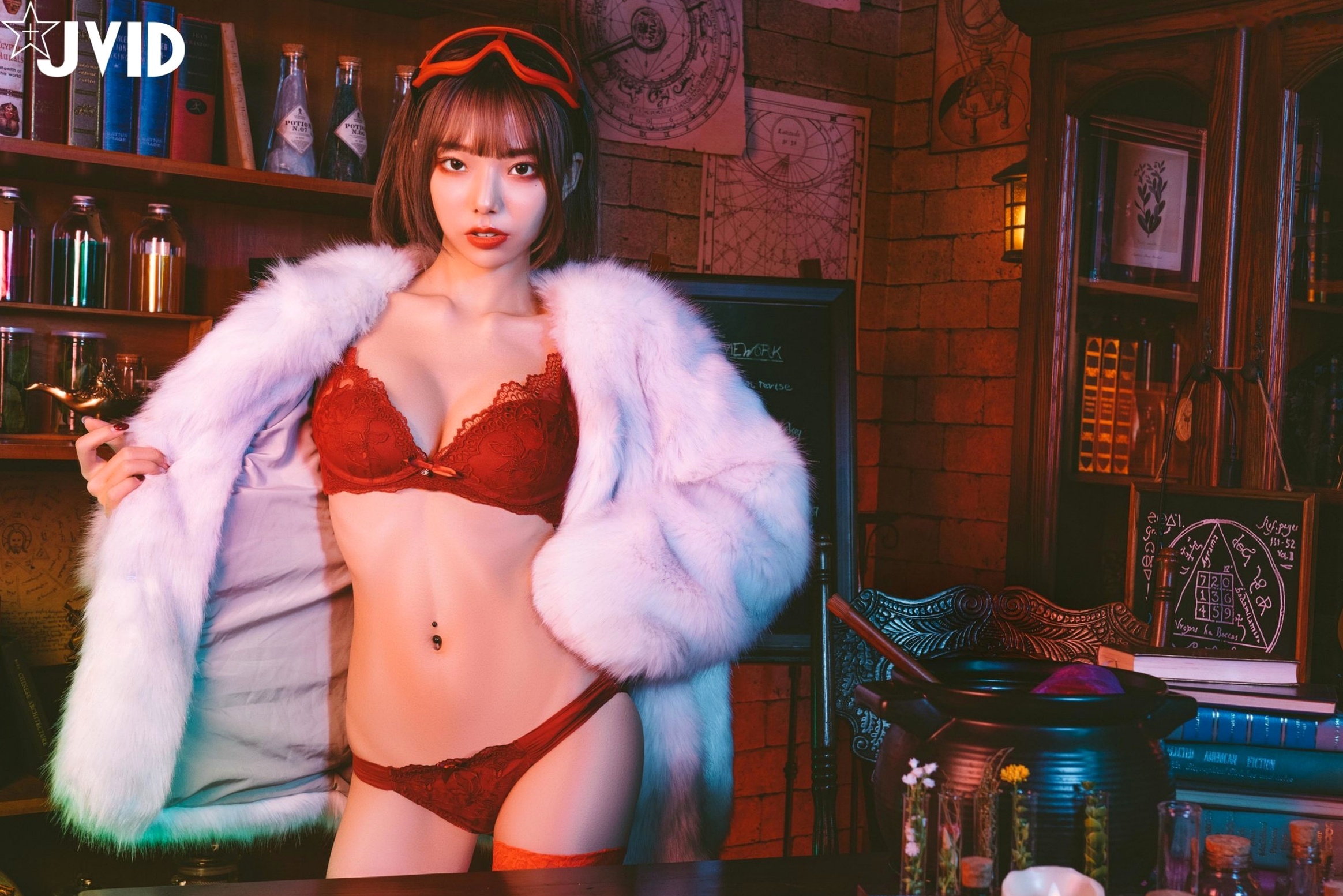 Gallery - JVID-啾啾-啾啾の奇妙な冒険-小紅帽小公主-角色扮演童话风复古写真-No.604角色扮演萌系萝莉JVID 女神私房照_秀色女神 - image 110