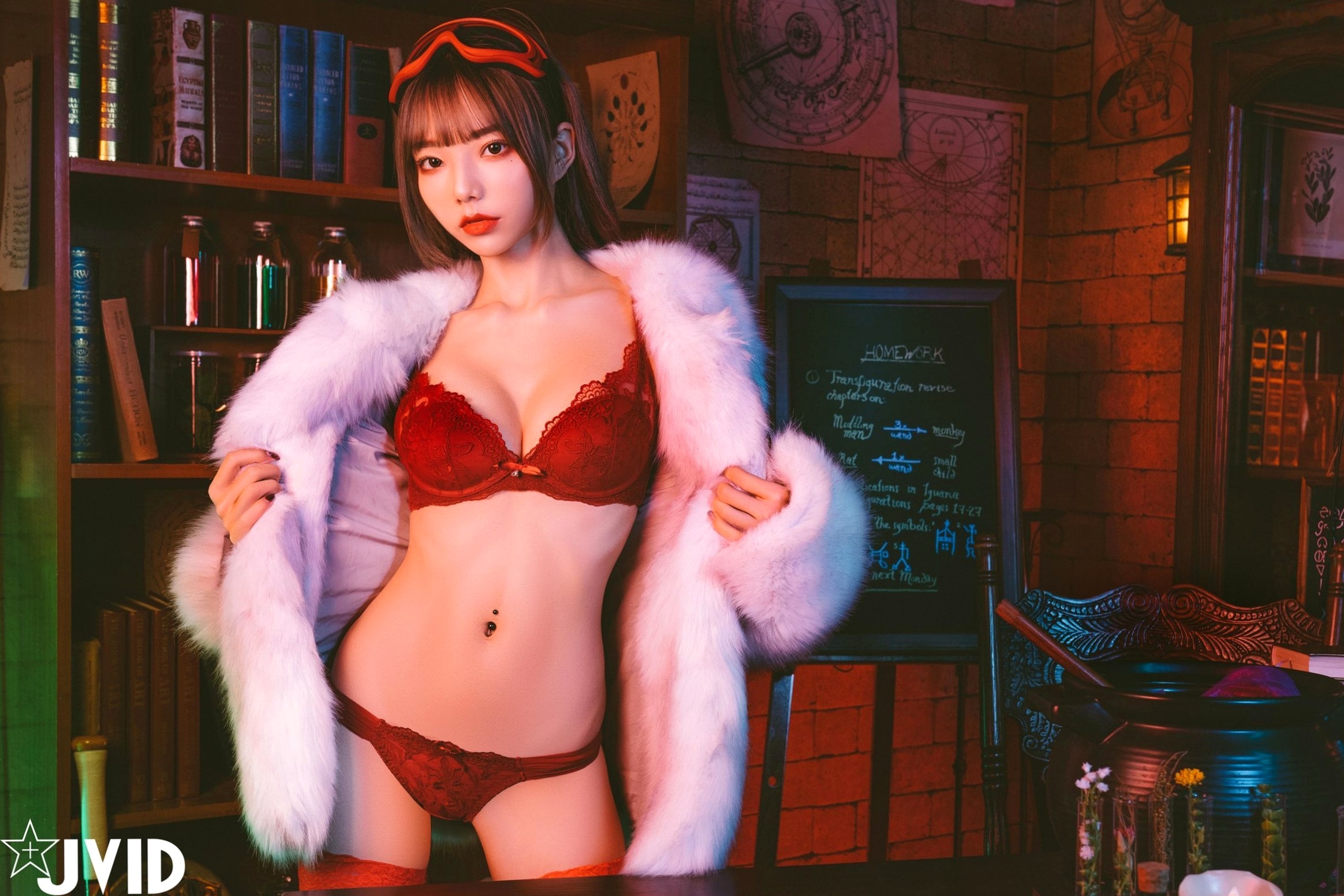 Gallery - JVID-啾啾-啾啾の奇妙な冒険-小紅帽小公主-角色扮演童话风复古写真-No.604角色扮演萌系萝莉JVID 女神私房照_秀色女神 - image 112