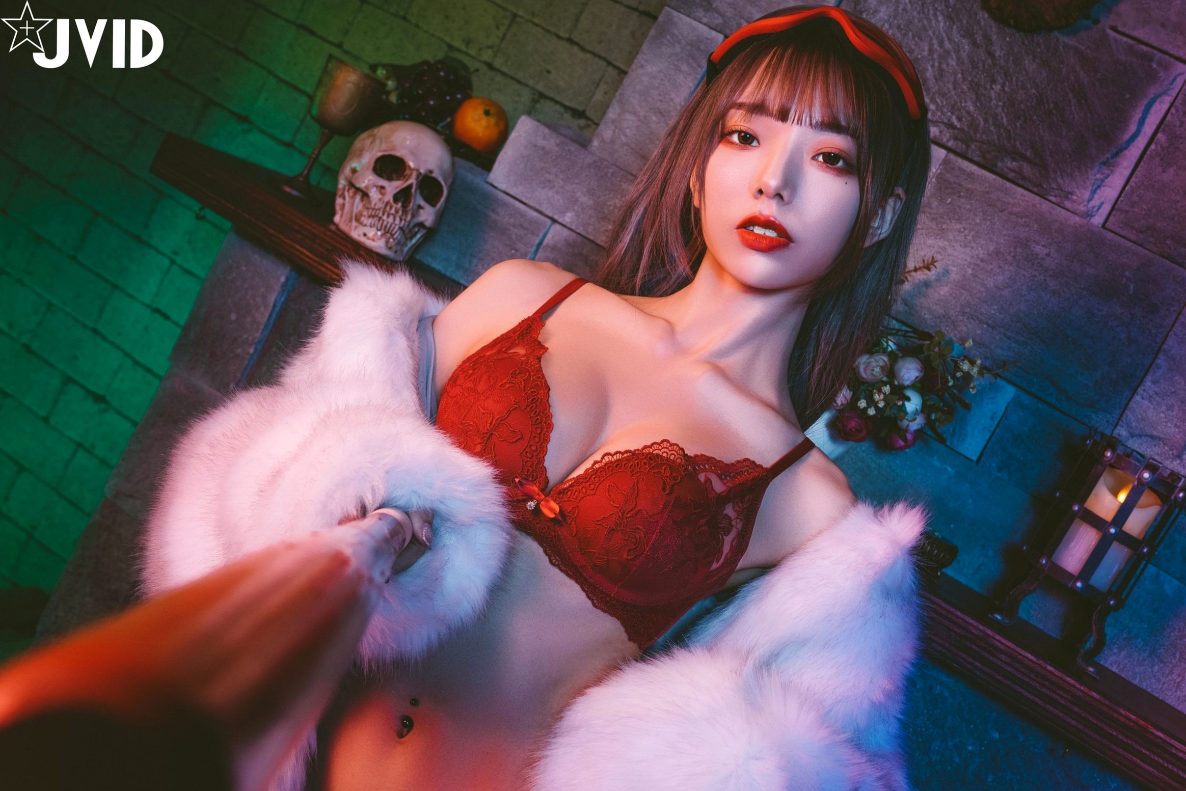 Gallery - JVID-啾啾-啾啾の奇妙な冒険-小紅帽小公主-角色扮演童话风复古写真-No.604角色扮演萌系萝莉JVID 女神私房照_秀色女神 - image 115