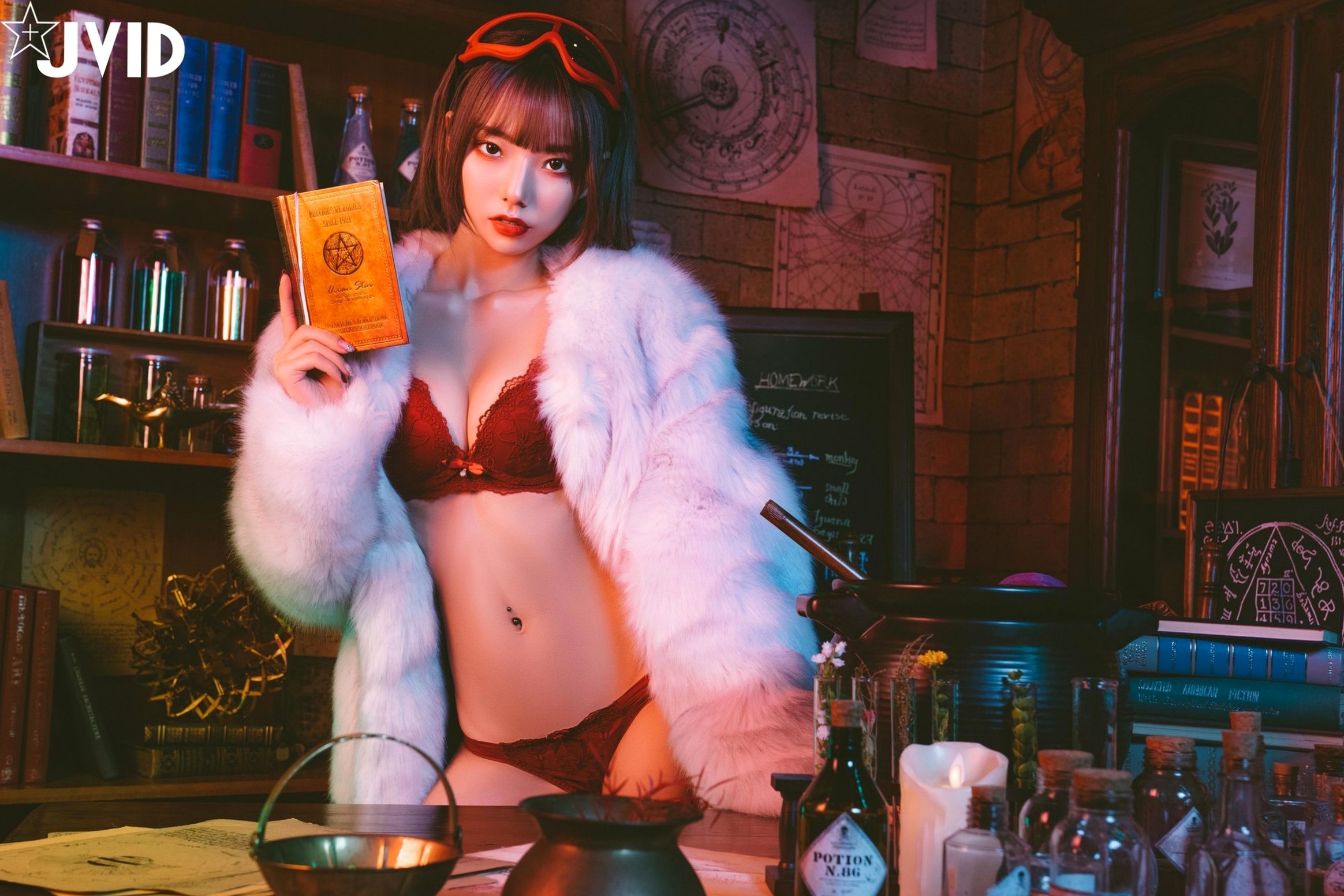 Gallery - JVID-啾啾-啾啾の奇妙な冒険-小紅帽小公主-角色扮演童话风复古写真-No.604角色扮演萌系萝莉JVID 女神私房照_秀色女神 - image 116