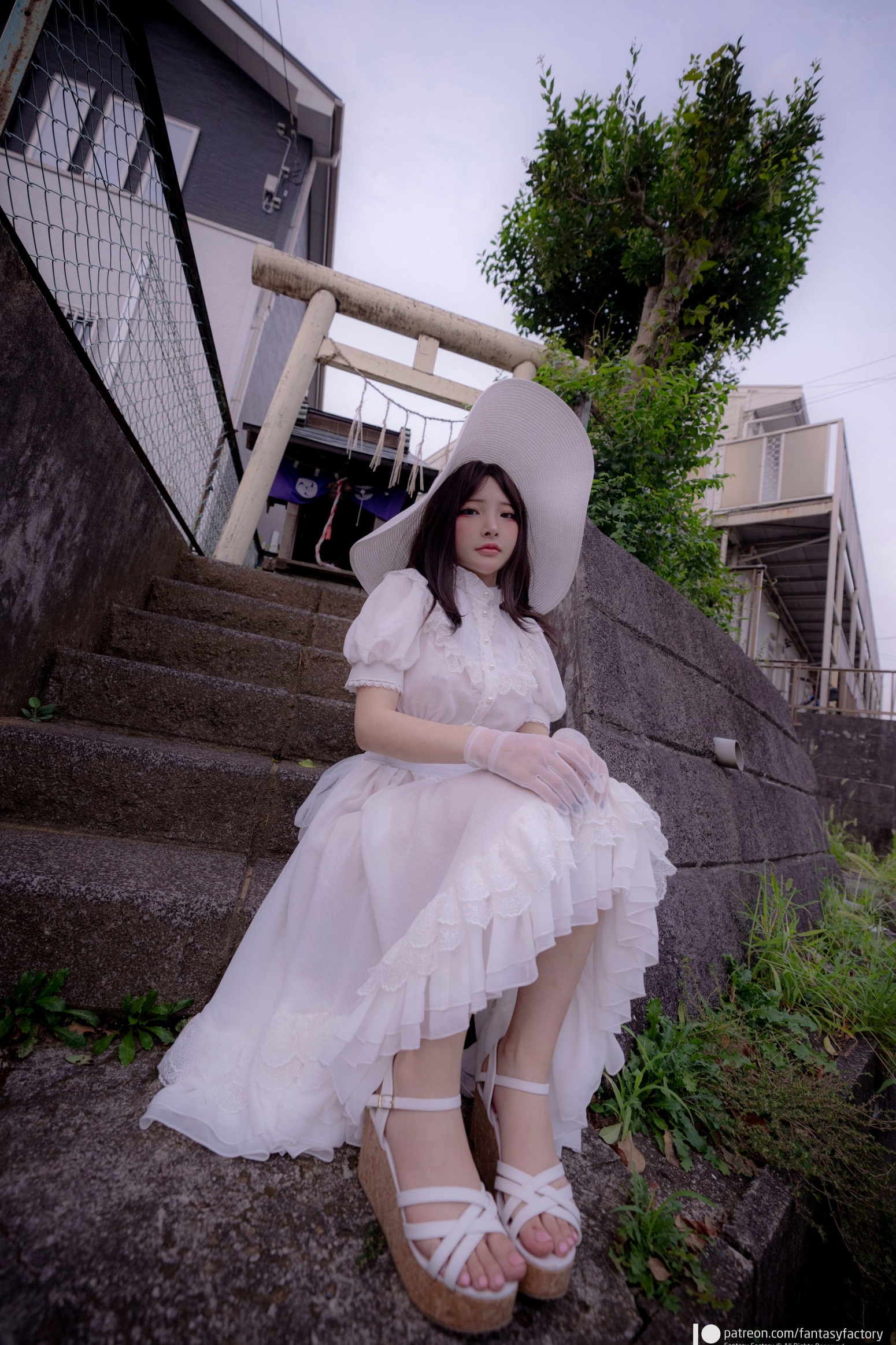 Gallery - Fantasy-Factory-小丁Ding-八尺大人-Hachishaku-sama-2022.12-户外cos-性感写真-大尺度-白嫩女神诱惑私房照白嫩大尺度角色扮演 女神私房照_秀色女神 - image 19