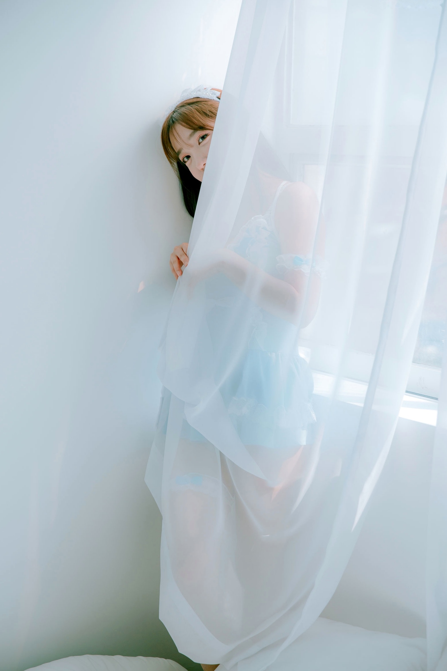 Gallery - 韩国美女孙乐乐Son Ye-Eun换装秀：清纯女仆装与简约针织裙私房照，展现极致纯欲清新女神风采，绝美视觉盛宴韩国女神私房照女仆清新 女神私房照_秀色女神 - image 27