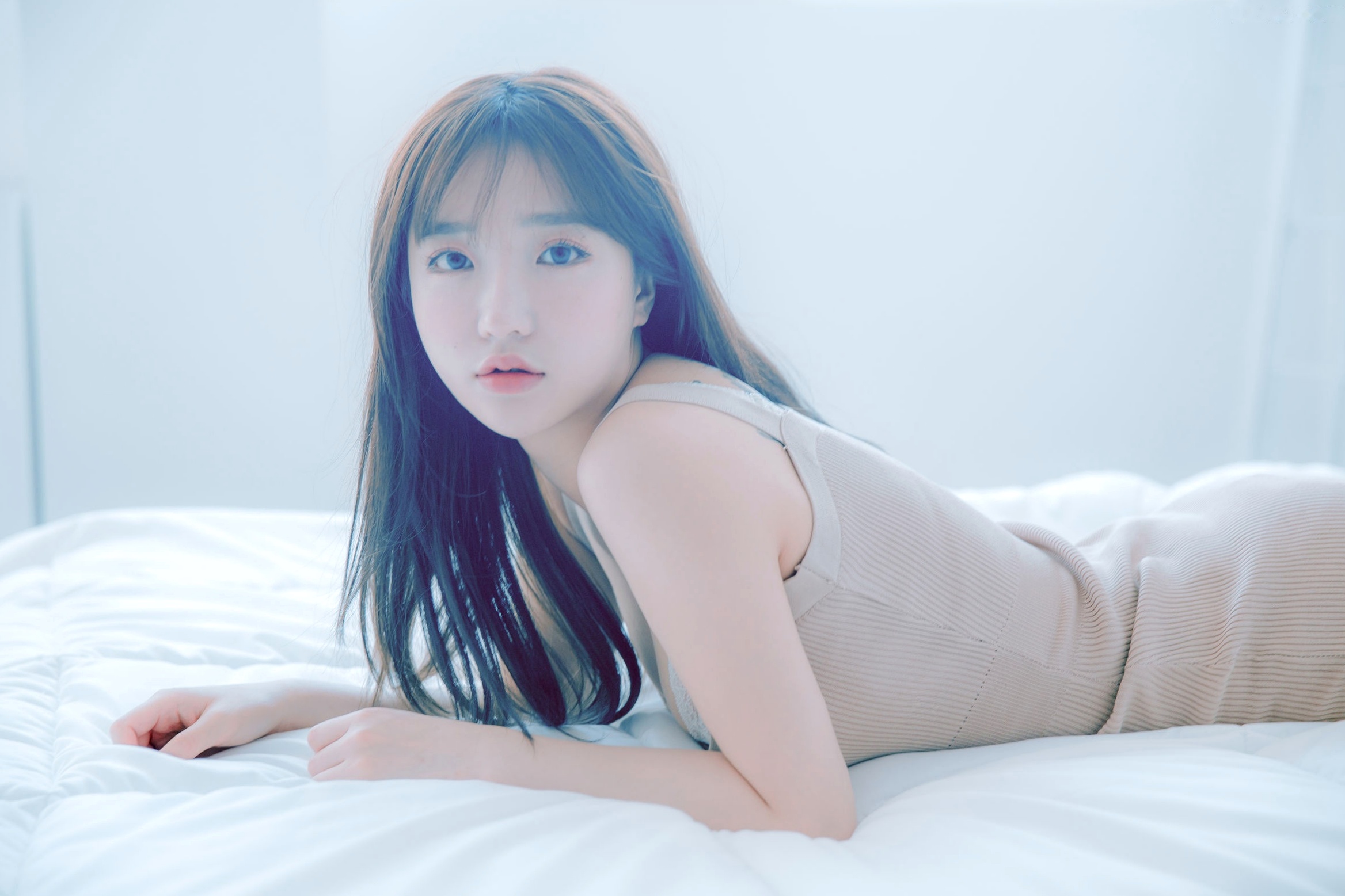 Gallery - 韩国美女孙乐乐Son Ye-Eun换装秀：清纯女仆装与简约针织裙私房照，展现极致纯欲清新女神风采，绝美视觉盛宴韩国女神私房照女仆清新 女神私房照_秀色女神 - image 55