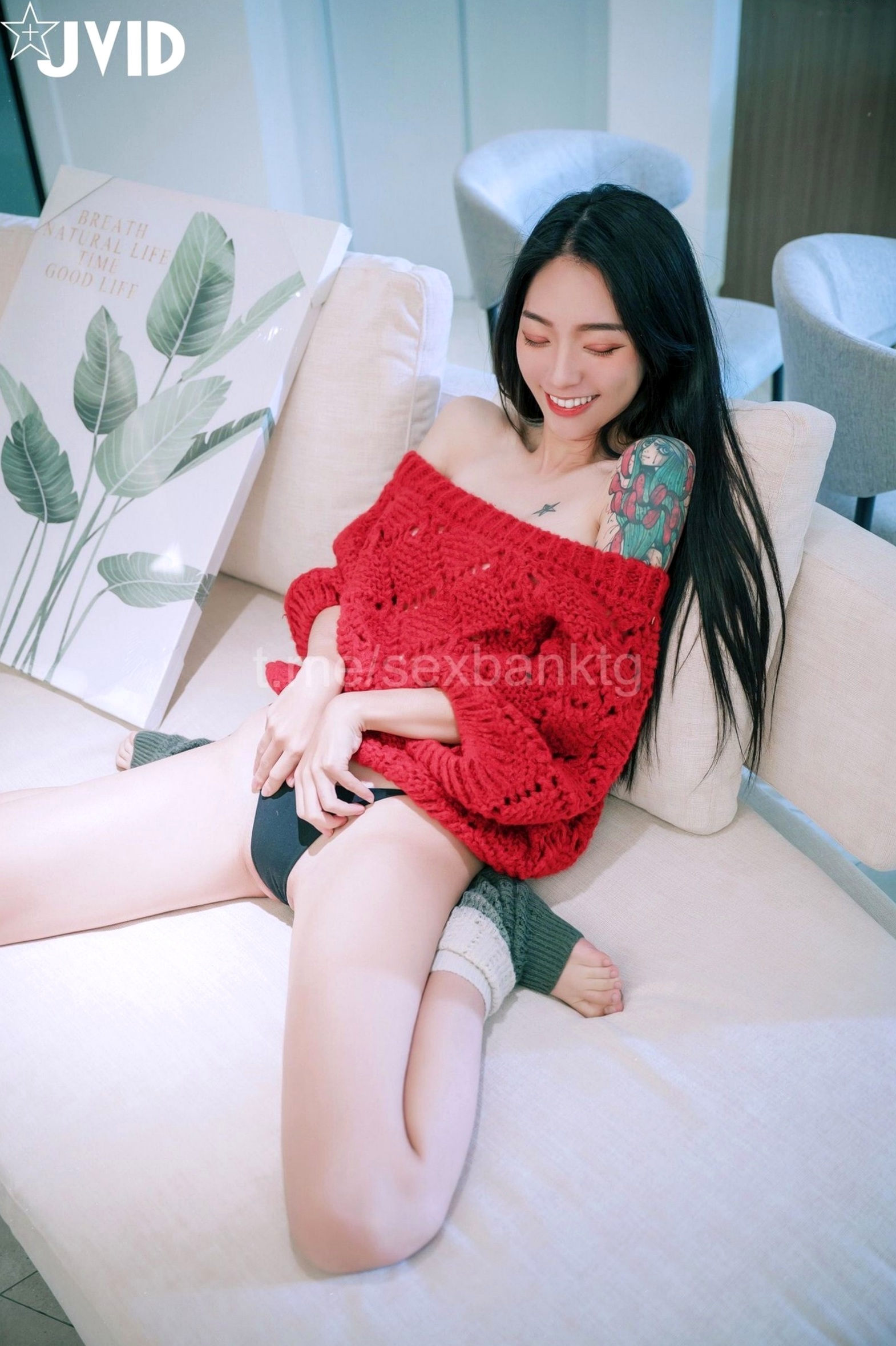 Gallery - JVID-飄飄-紅色性感連體衣與針織衫的誘惑-私房浴室寫真-No.543性感诱惑私房照JVID 女神私房照_秀色女神 - image 61