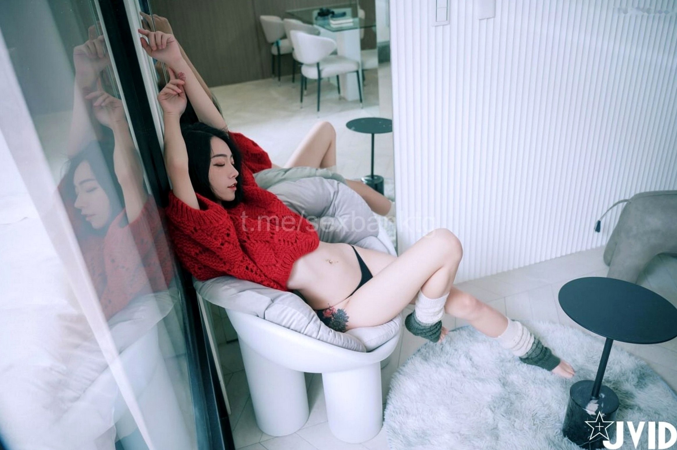 Gallery - JVID-飄飄-紅色性感連體衣與針織衫的誘惑-私房浴室寫真-No.543性感诱惑私房照JVID 女神私房照_秀色女神 - image 89