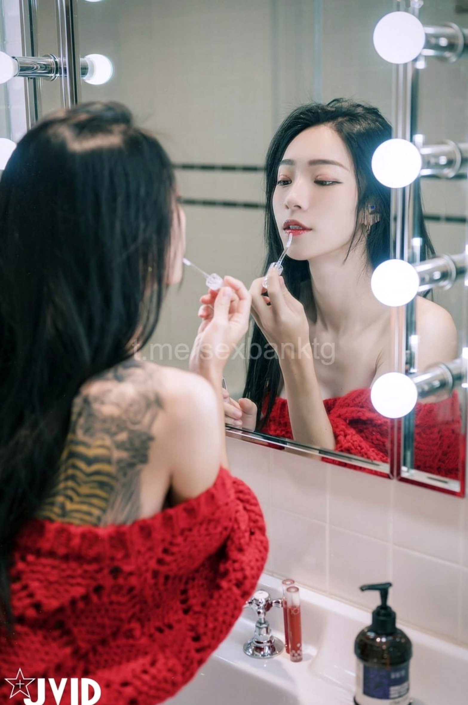 Gallery - JVID-飄飄-紅色性感連體衣與針織衫的誘惑-私房浴室寫真-No.543性感诱惑私房照JVID 女神私房照_秀色女神 - image 108