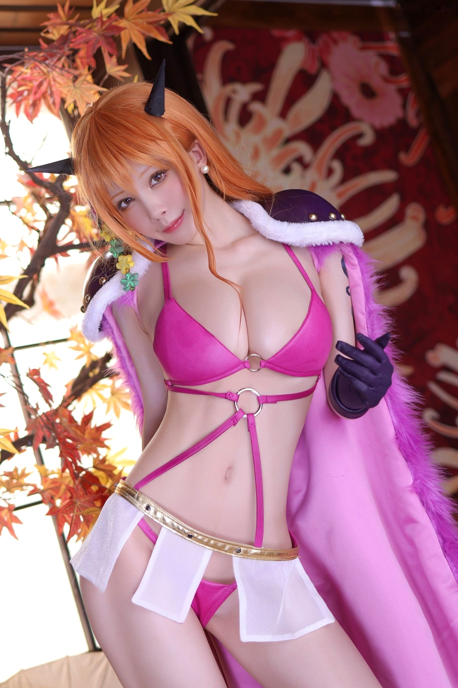 Gallery - 水淼 - Shui Miao -Aqua-海贼王-娜美-Nami-Kaido-Outfit-火辣比基尼COS-私房写真-野性女神极致诱惑角色扮演性感私房照诱惑极品 女神私房照_秀色女神 - image 5