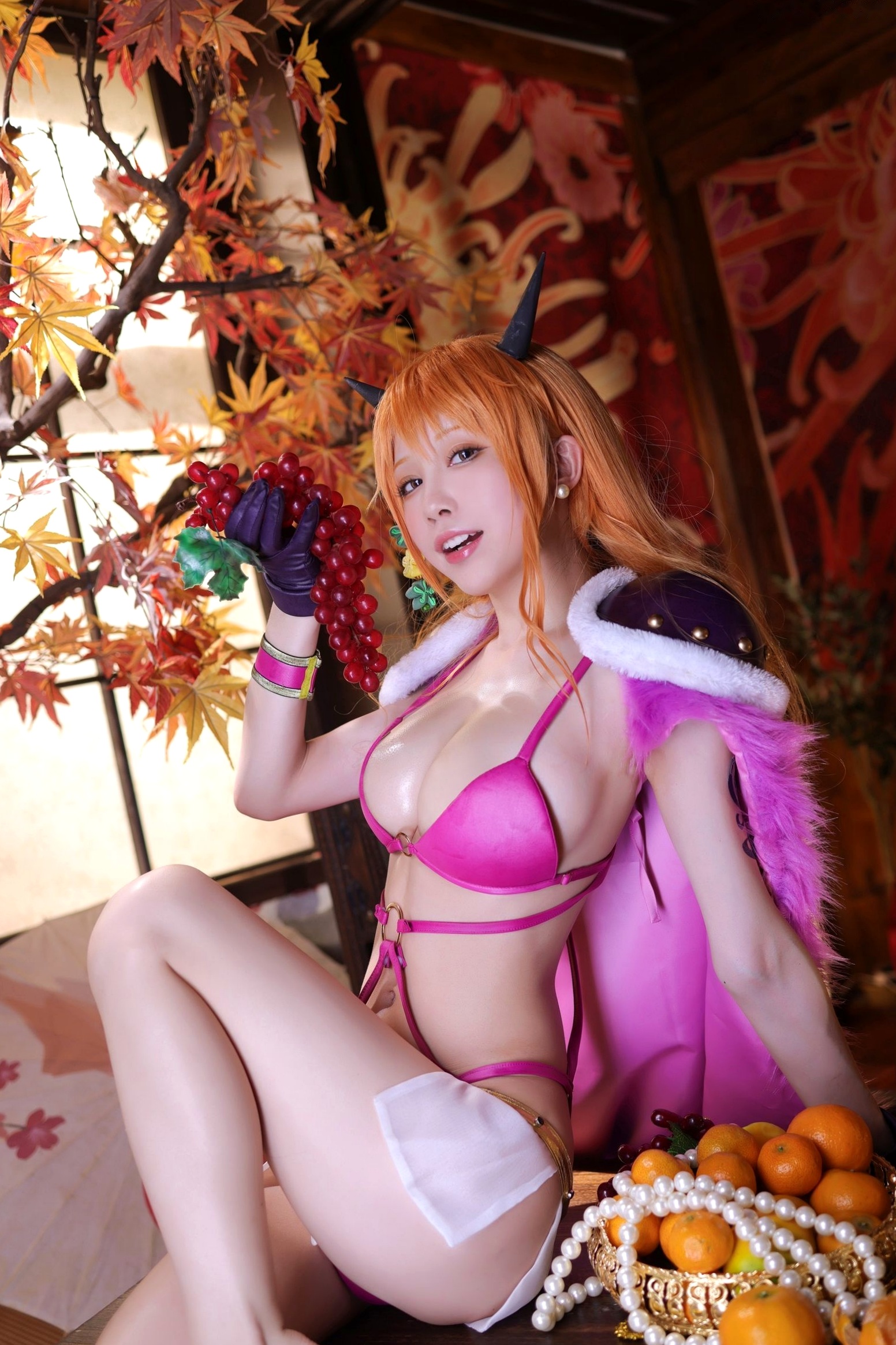 Gallery - 水淼 - Shui Miao -Aqua-海贼王-娜美-Nami-Kaido-Outfit-火辣比基尼COS-私房写真-野性女神极致诱惑角色扮演性感私房照诱惑极品 女神私房照_秀色女神 - image 49