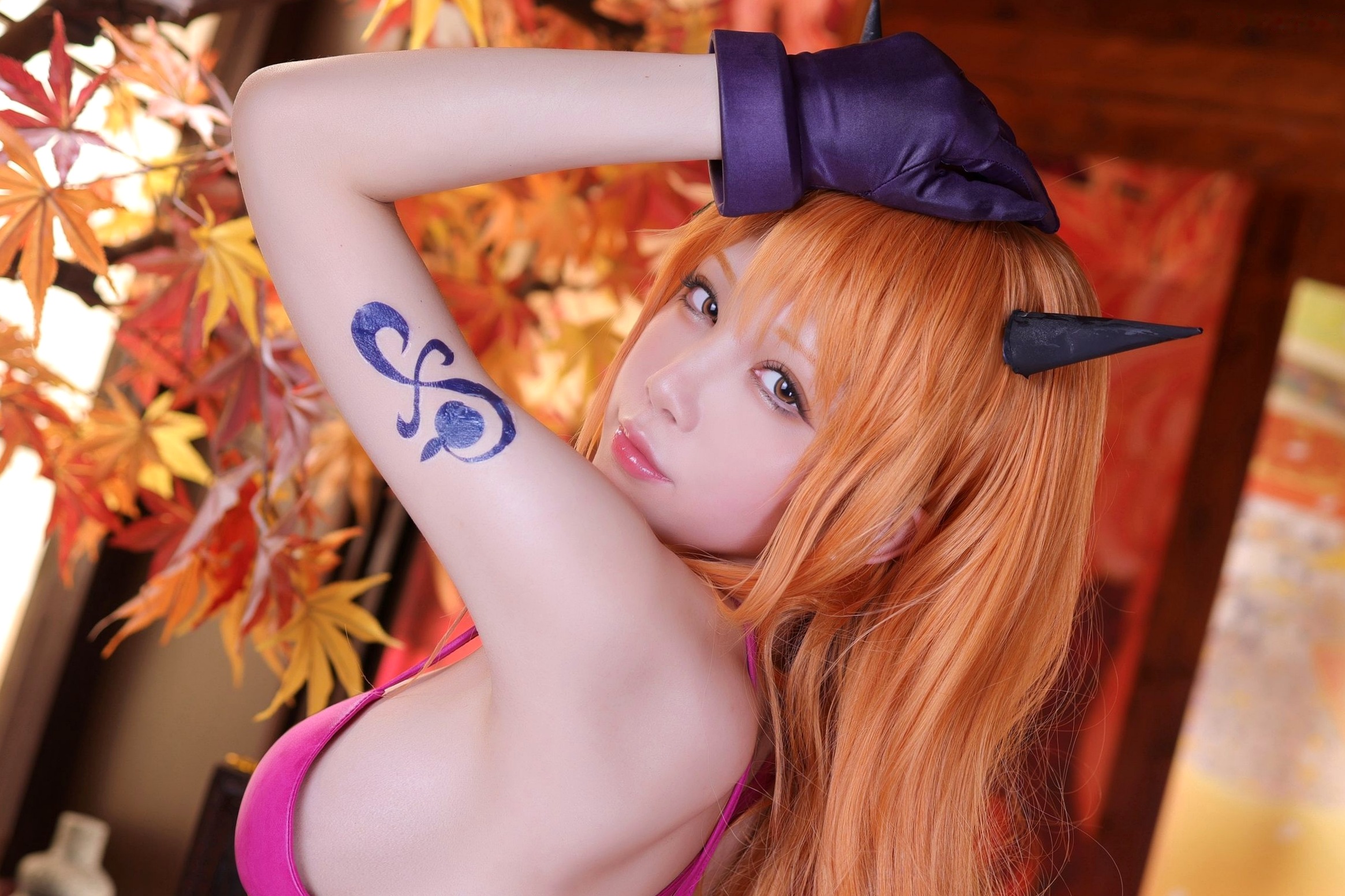 Gallery - 水淼 - Shui Miao -Aqua-海贼王-娜美-Nami-Kaido-Outfit-火辣比基尼COS-私房写真-野性女神极致诱惑角色扮演性感私房照诱惑极品 女神私房照_秀色女神 - image 60