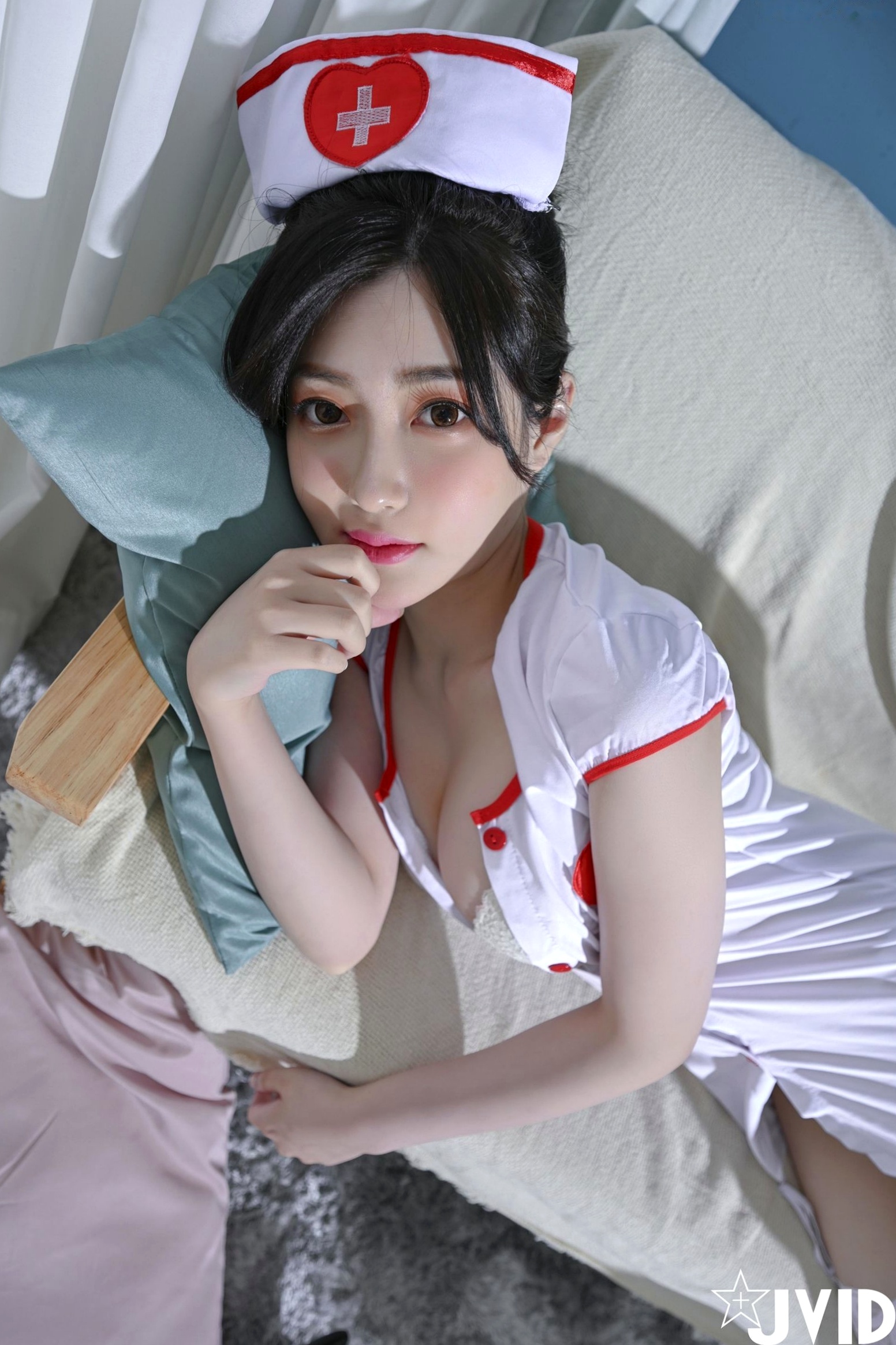 Gallery - JVID-璃奈酱-极品护士角色扮演-大尺度白衣天使-性感私房-白色丝袜-No.555-556JVID护士诱惑角色扮演私房照大尺度 女神私房照_秀色女神 - image 33