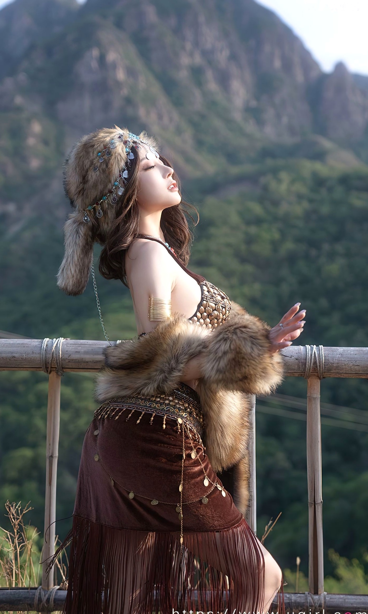 Gallery - UGirlsApp尤果圈 - Chiness Model 爱尤物 - Love Beauty -2602-筱慧-《刚刚好》异域部落女神户外野性风大尺度私房照爱尤物 - Love Beauty 冷艳野性诱惑私房照大尺度 女神私房照_秀色女神 - image 16