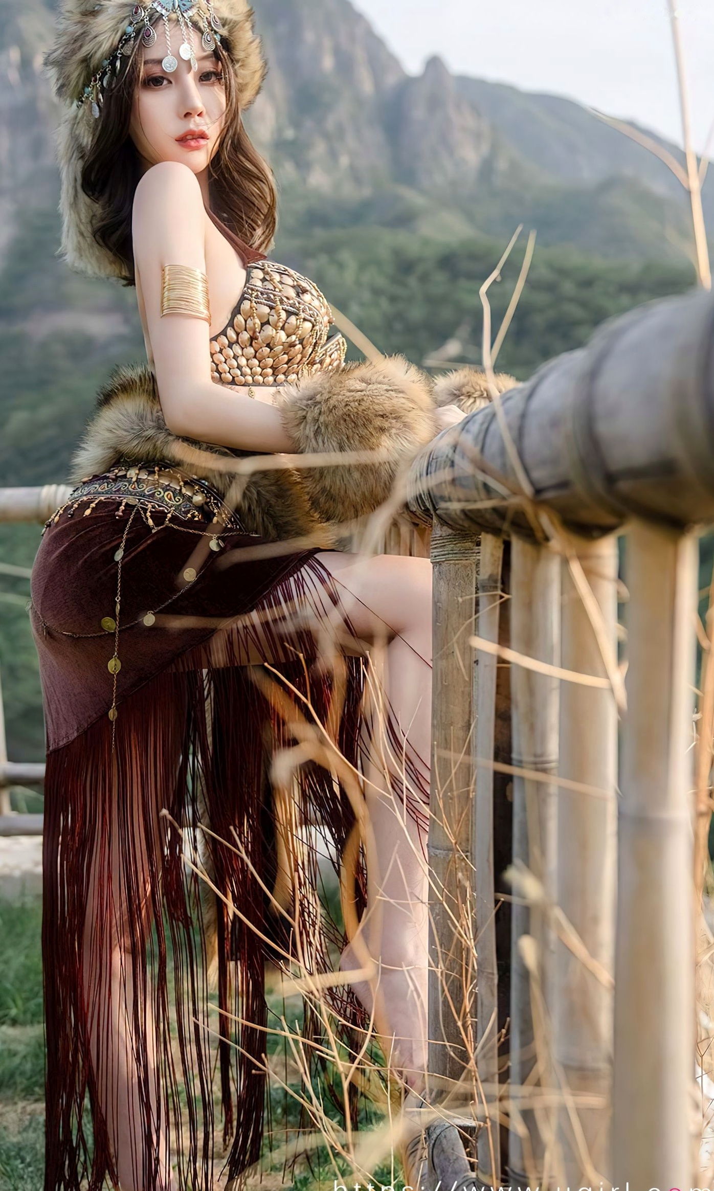 Gallery - UGirlsApp尤果圈 - Chiness Model 爱尤物 - Love Beauty -2602-筱慧-《刚刚好》异域部落女神户外野性风大尺度私房照爱尤物 - Love Beauty 冷艳野性诱惑私房照大尺度 女神私房照_秀色女神 - image 23