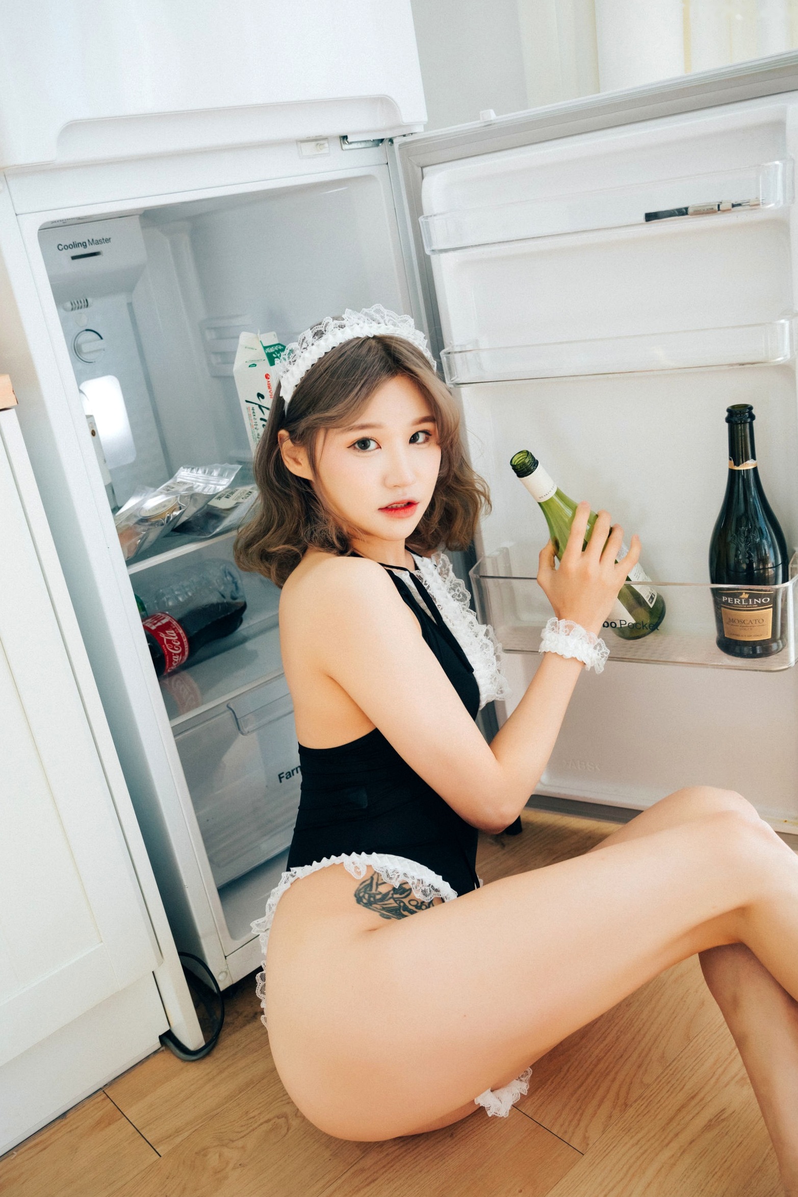 Gallery - 韩国美女Taeri居家私房写真：蕾丝内衣与纹身美背，展现极品身材诱惑，清新又野性韩国性感诱惑私房照极品 女神私房照_秀色女神 - image 27