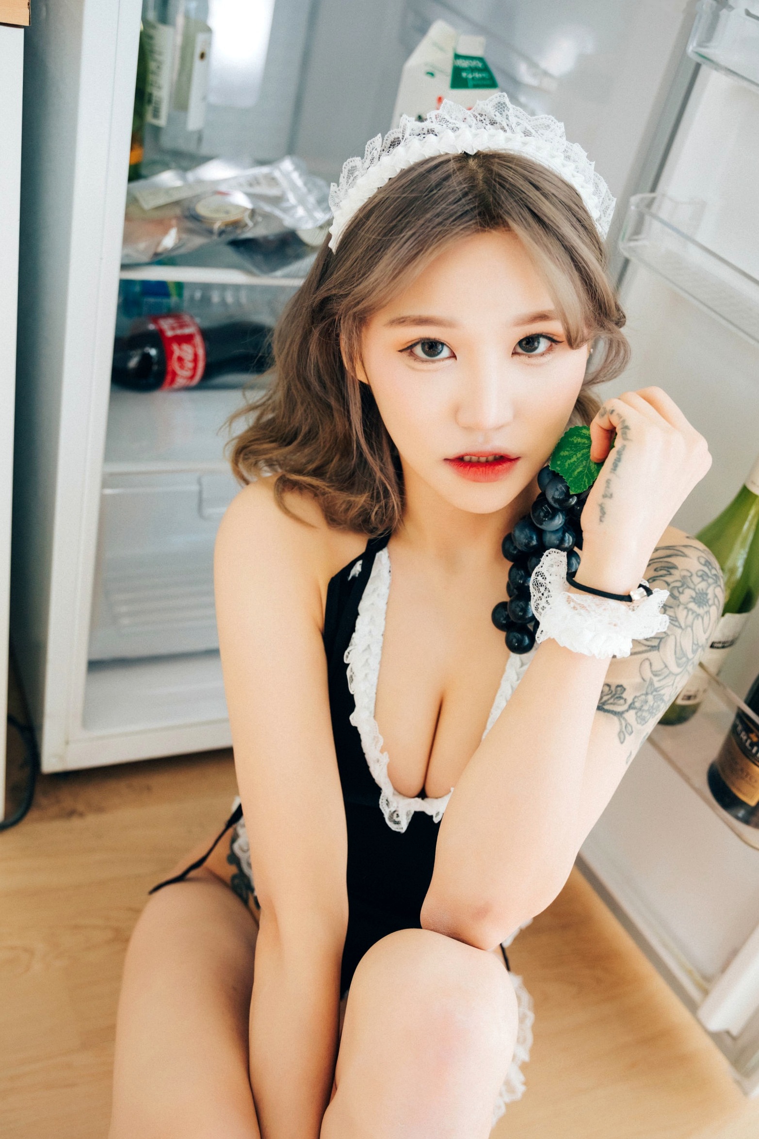 Gallery - 韩国美女Taeri居家私房写真：蕾丝内衣与纹身美背，展现极品身材诱惑，清新又野性韩国性感诱惑私房照极品 女神私房照_秀色女神 - image 31