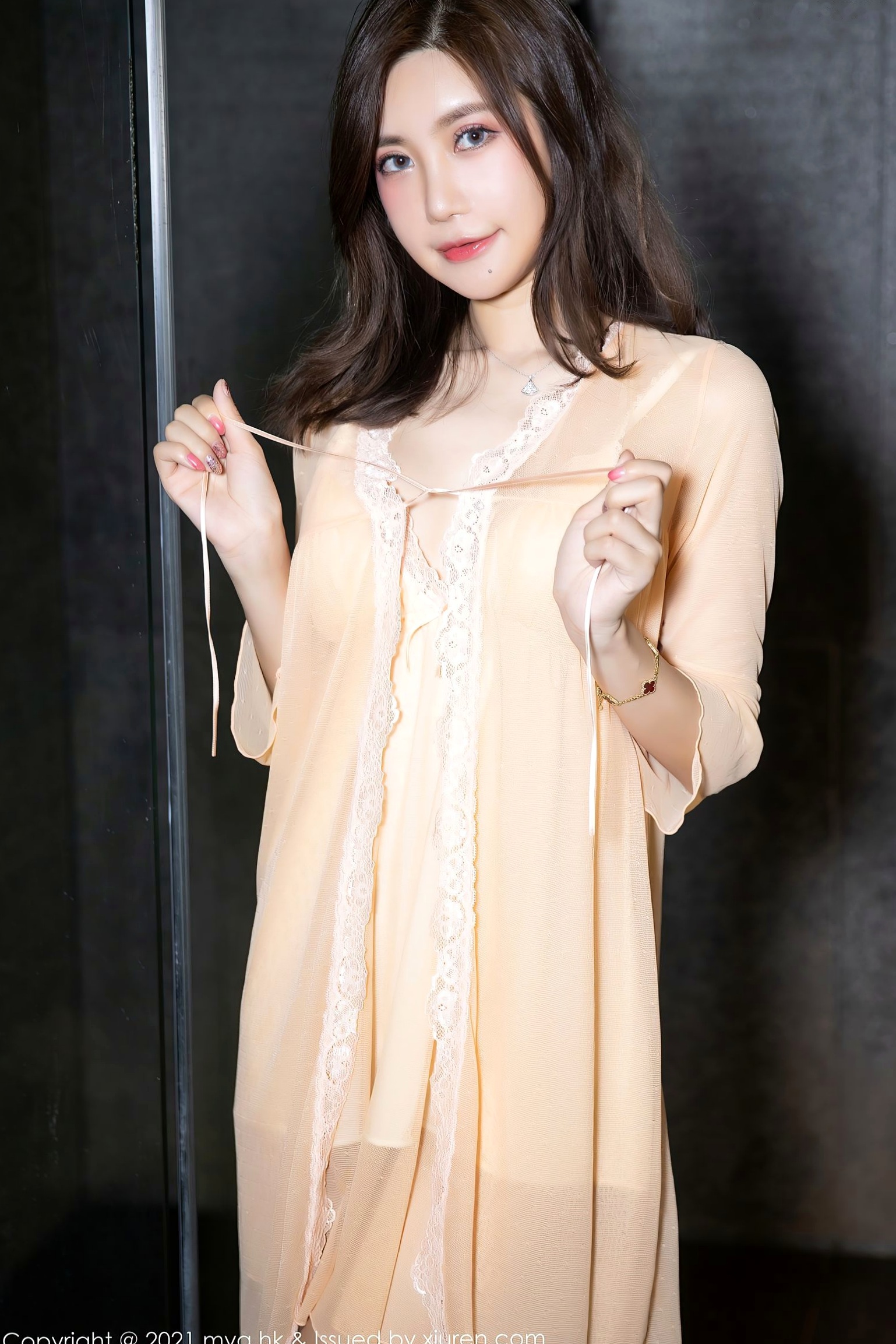 Gallery - MyGirl美媛馆561期：绮里嘉Carina淡黄薄纱睡衣极致诱惑，浴室湿身私房写真，高清无圣光绝美大尺度视觉盛宴美媛馆性感诱惑浴室湿身 女神私房照_秀色女神 - image 7