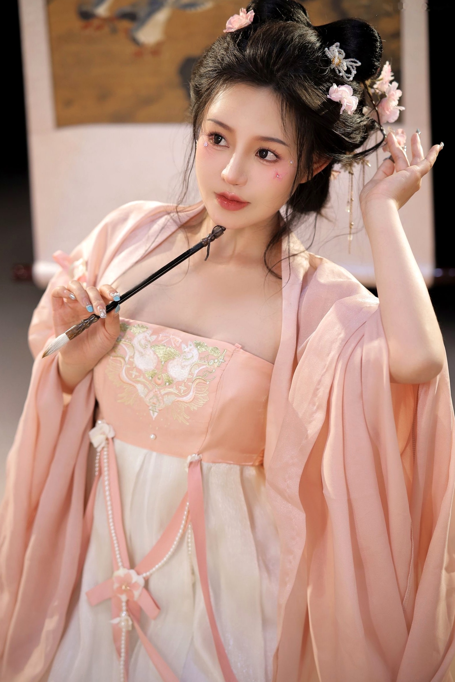 Gallery - 桃暖酱-汉服古风入梦-极致唯美私房写真-肤如凝脂诱惑大尺度私房照大尺度诱惑白嫩性感 女神私房照_秀色女神 - image 8