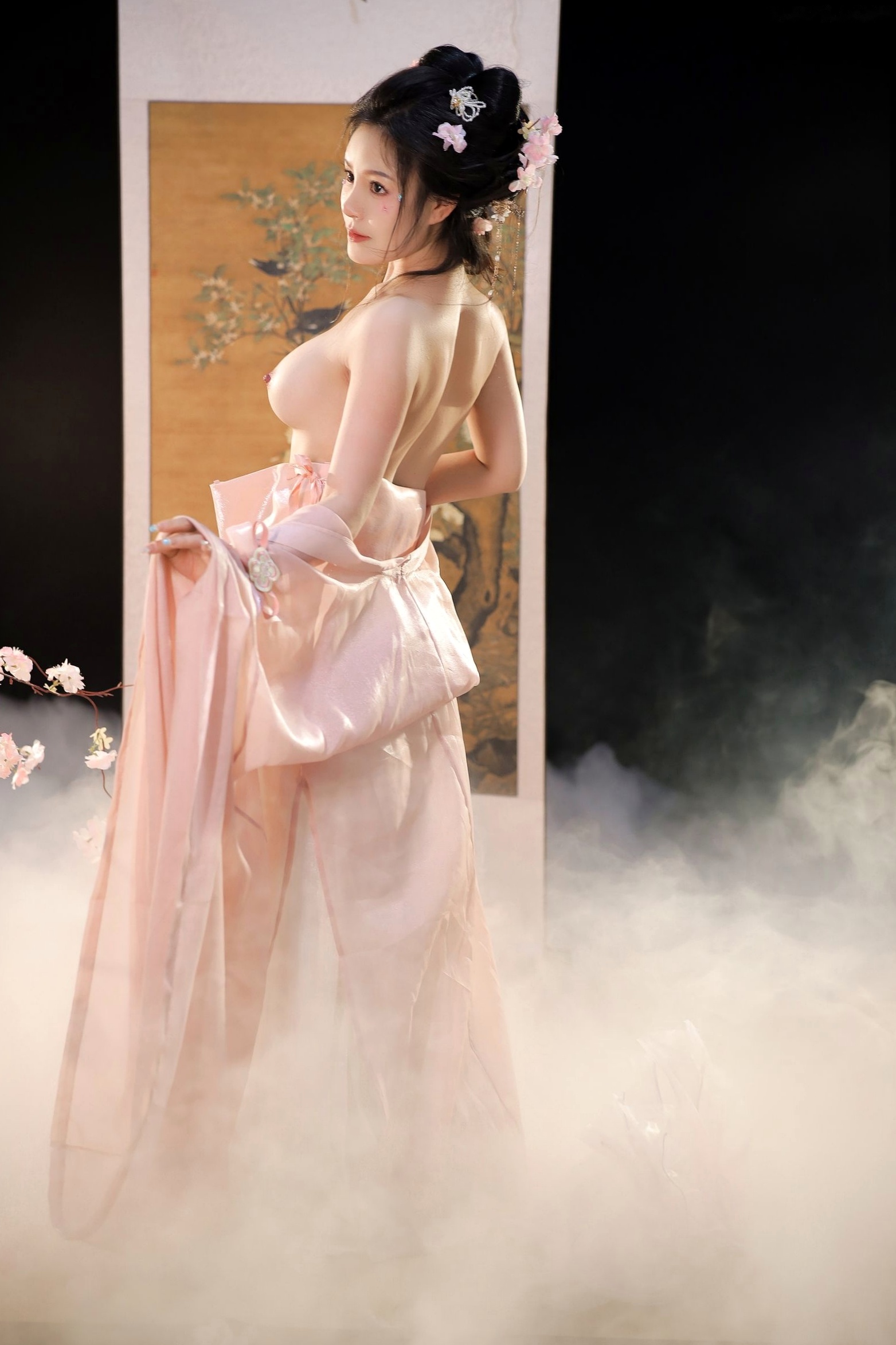 Gallery - 桃暖酱-汉服古风入梦-极致唯美私房写真-肤如凝脂诱惑大尺度私房照大尺度诱惑白嫩性感 女神私房照_秀色女神 - image 15