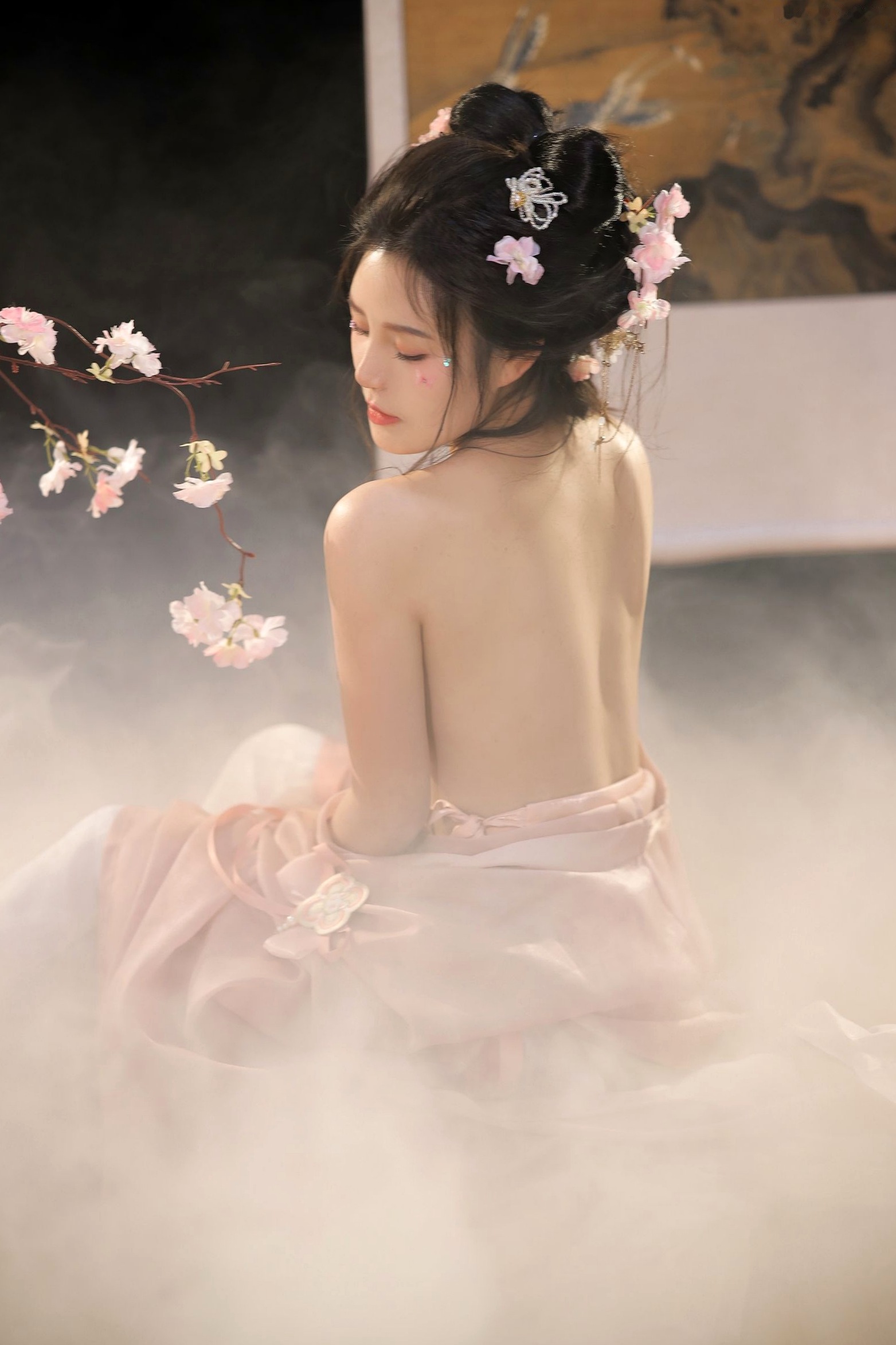 Gallery - 桃暖酱-汉服古风入梦-极致唯美私房写真-肤如凝脂诱惑大尺度私房照大尺度诱惑白嫩性感 女神私房照_秀色女神 - image 26