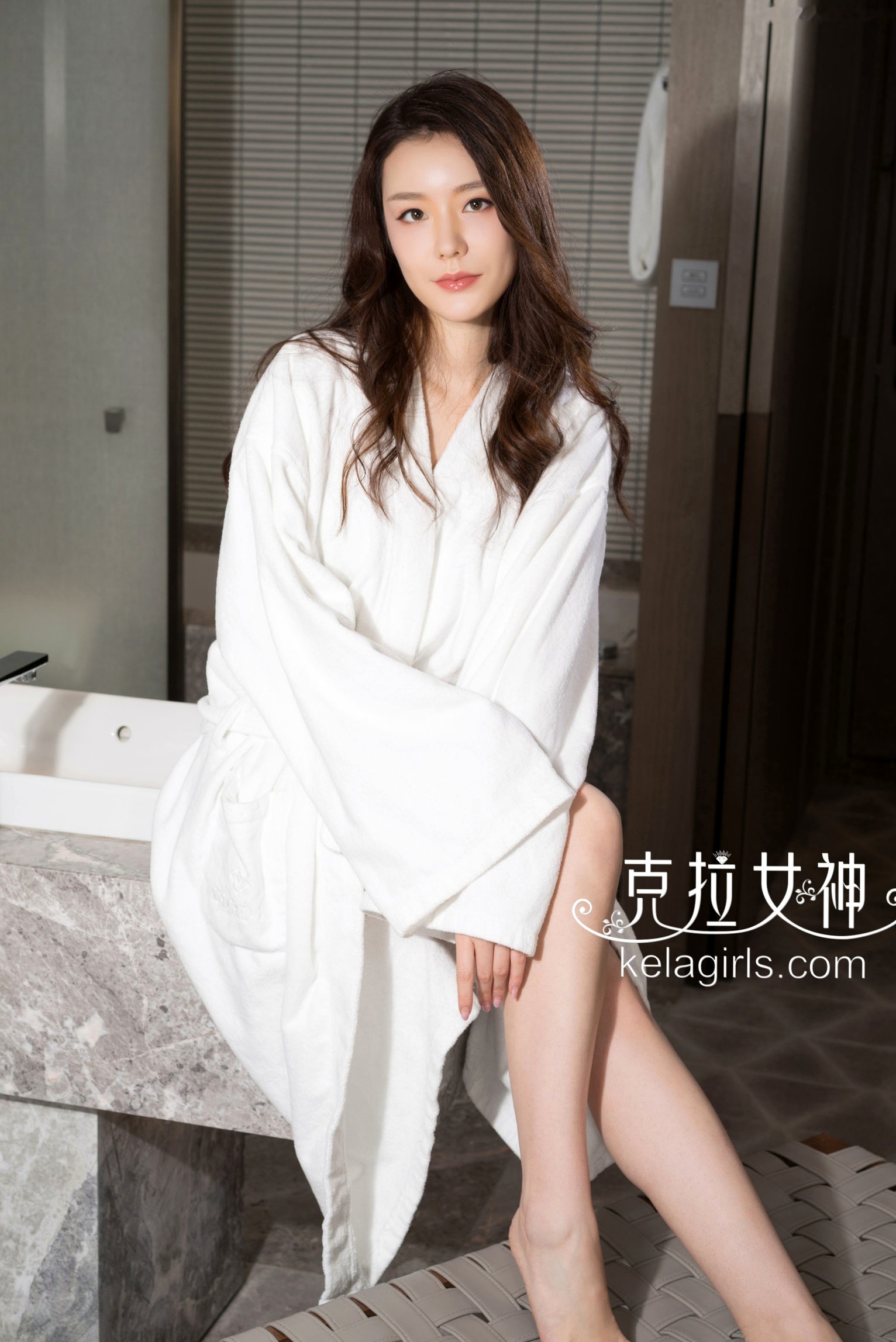 Gallery - KelaGirls克拉女神-2018.05.14-江琴《白璧无瑕》：浴室浴袍私房写真，尽显女神清纯知性美克拉女神浴室清纯气质私房照 女神私房照_秀色女神 - image 8