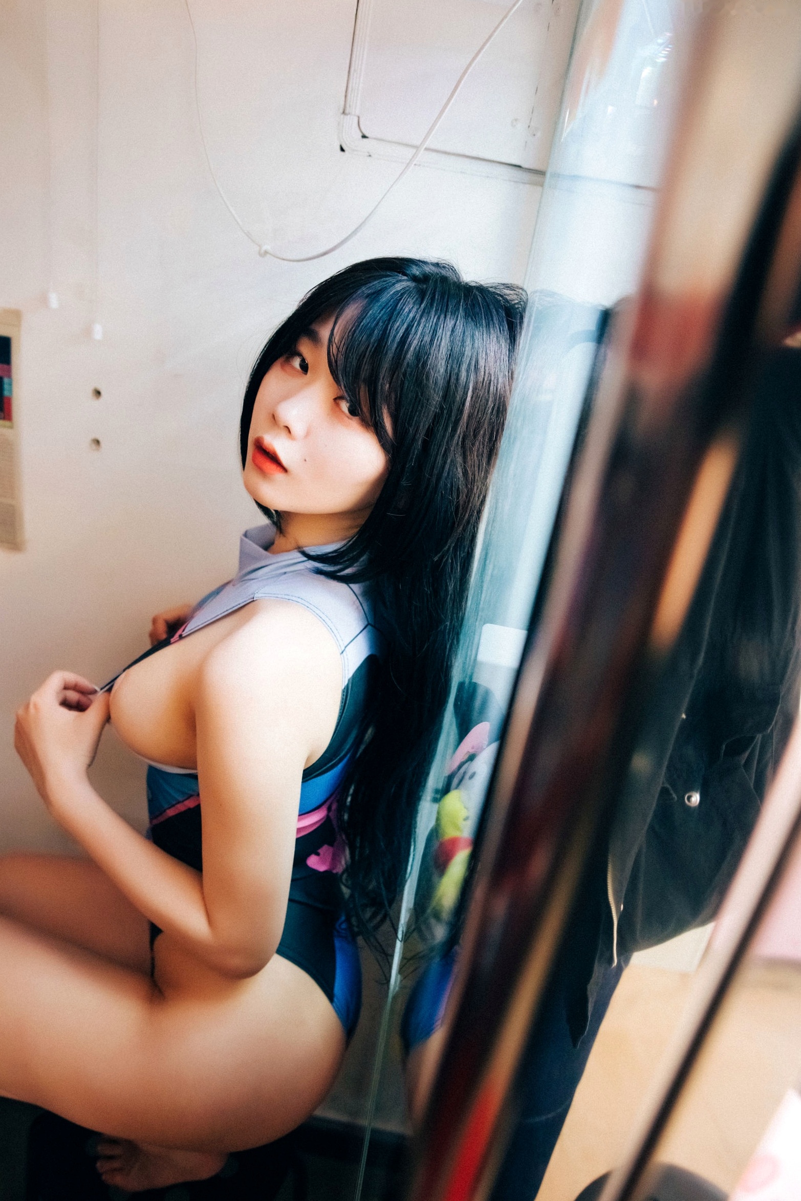 Gallery - 韩国美女琪雅Zia街机厅私房写真，修身连体衣展现撩人曲线，清纯少女的性感诱惑套图性感韩国尤物私房照诱惑 女神私房照_秀色女神 - image 75